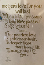 Framed “Mother” Print