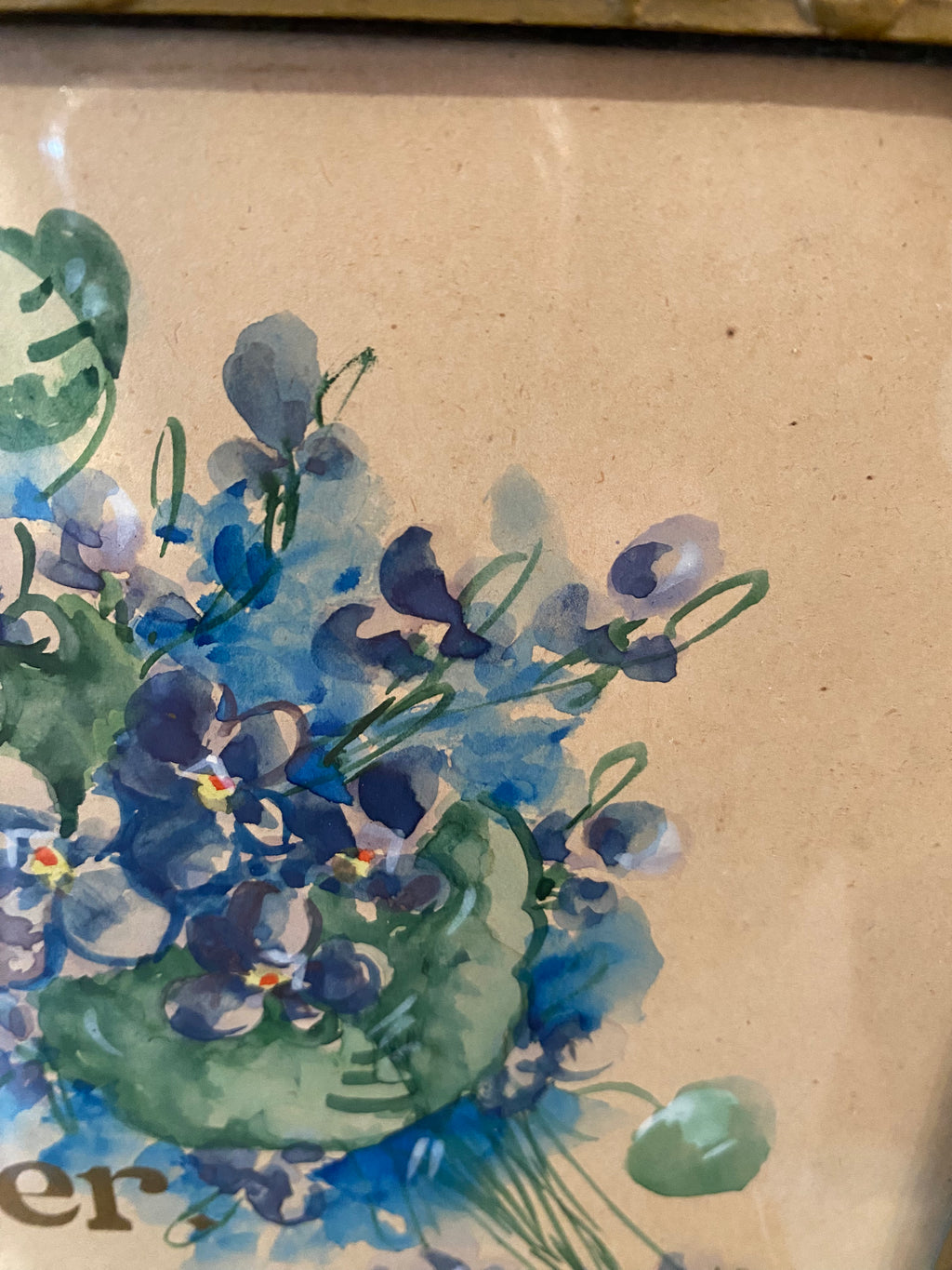 Framed “Mother” Print