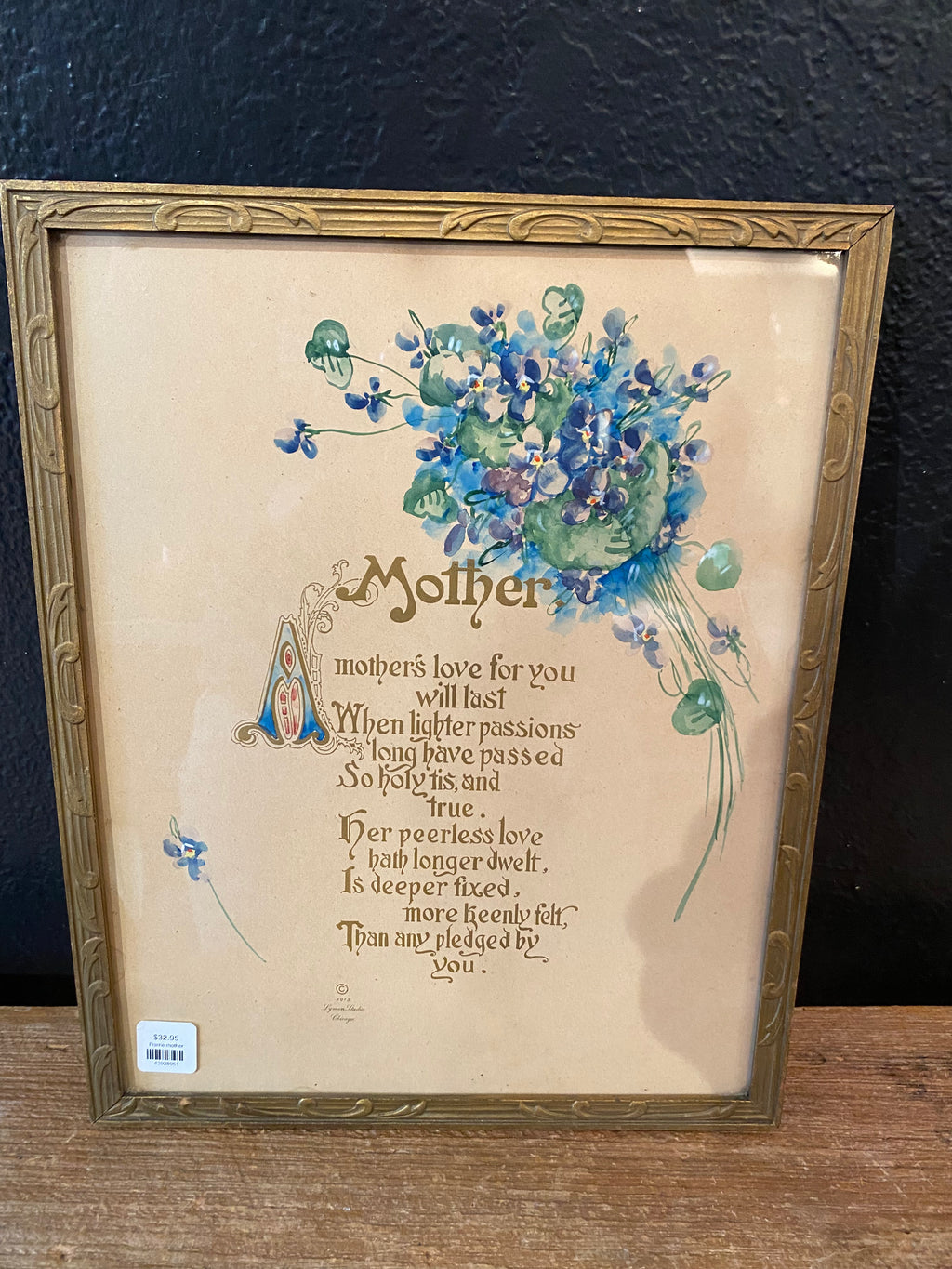 Framed “Mother” Print