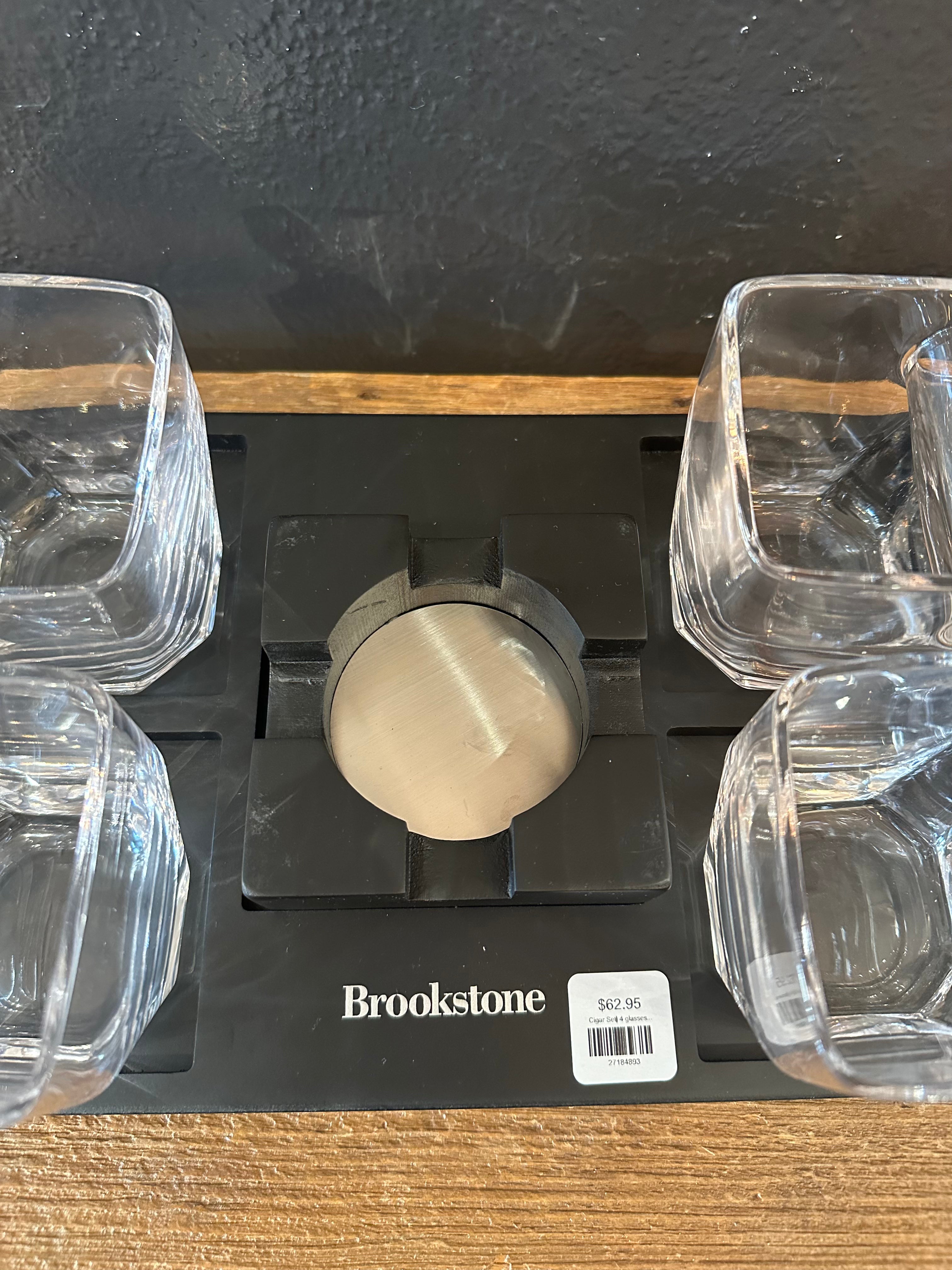 Cigar Set | Glasses, Ashtray, Serving Tray