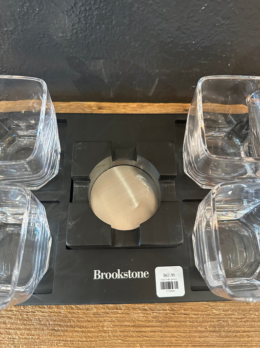 Cigar Set | Glasses, Ashtray, Serving Tray