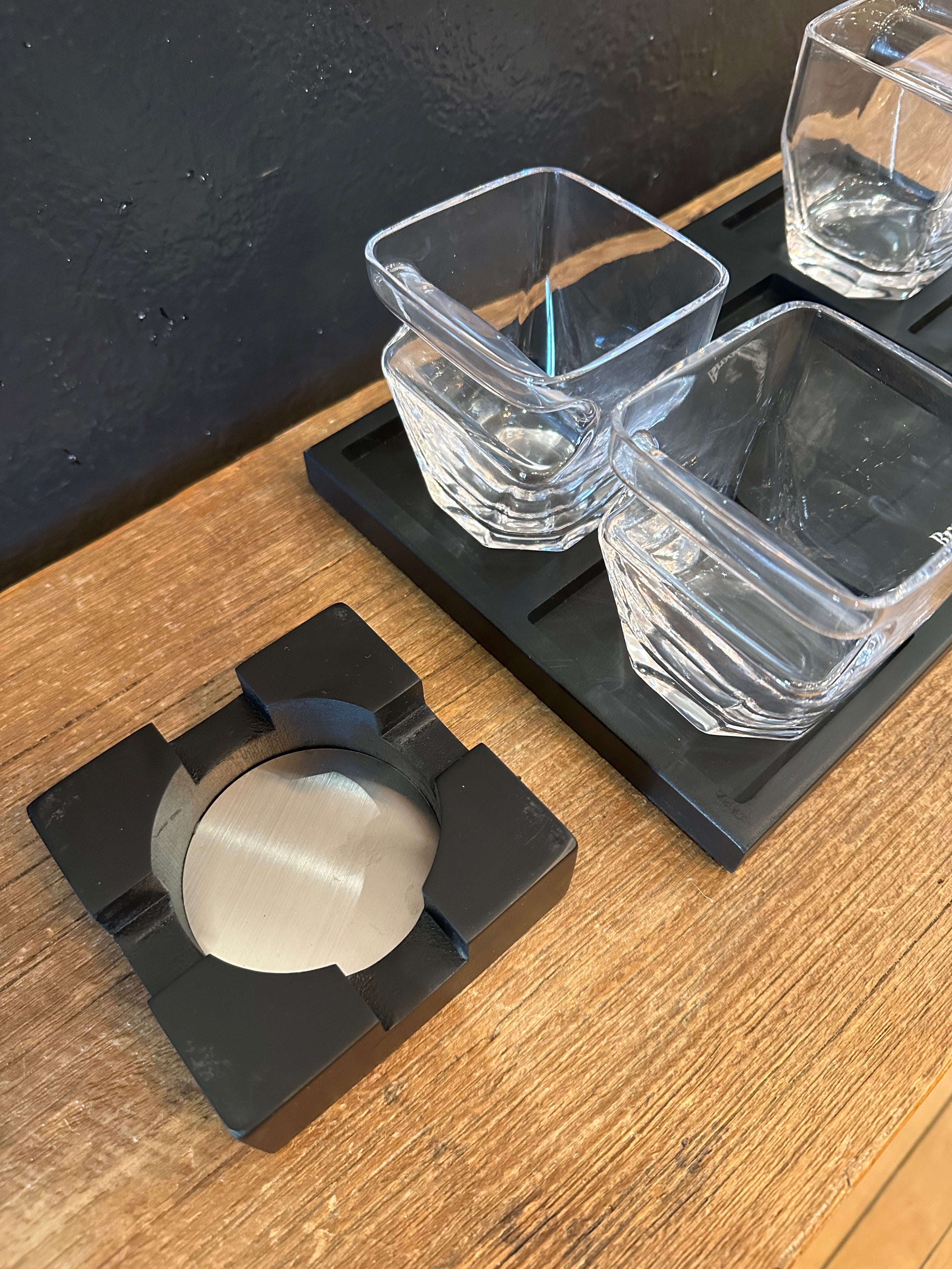 Cigar Set | Glasses, Ashtray, Serving Tray