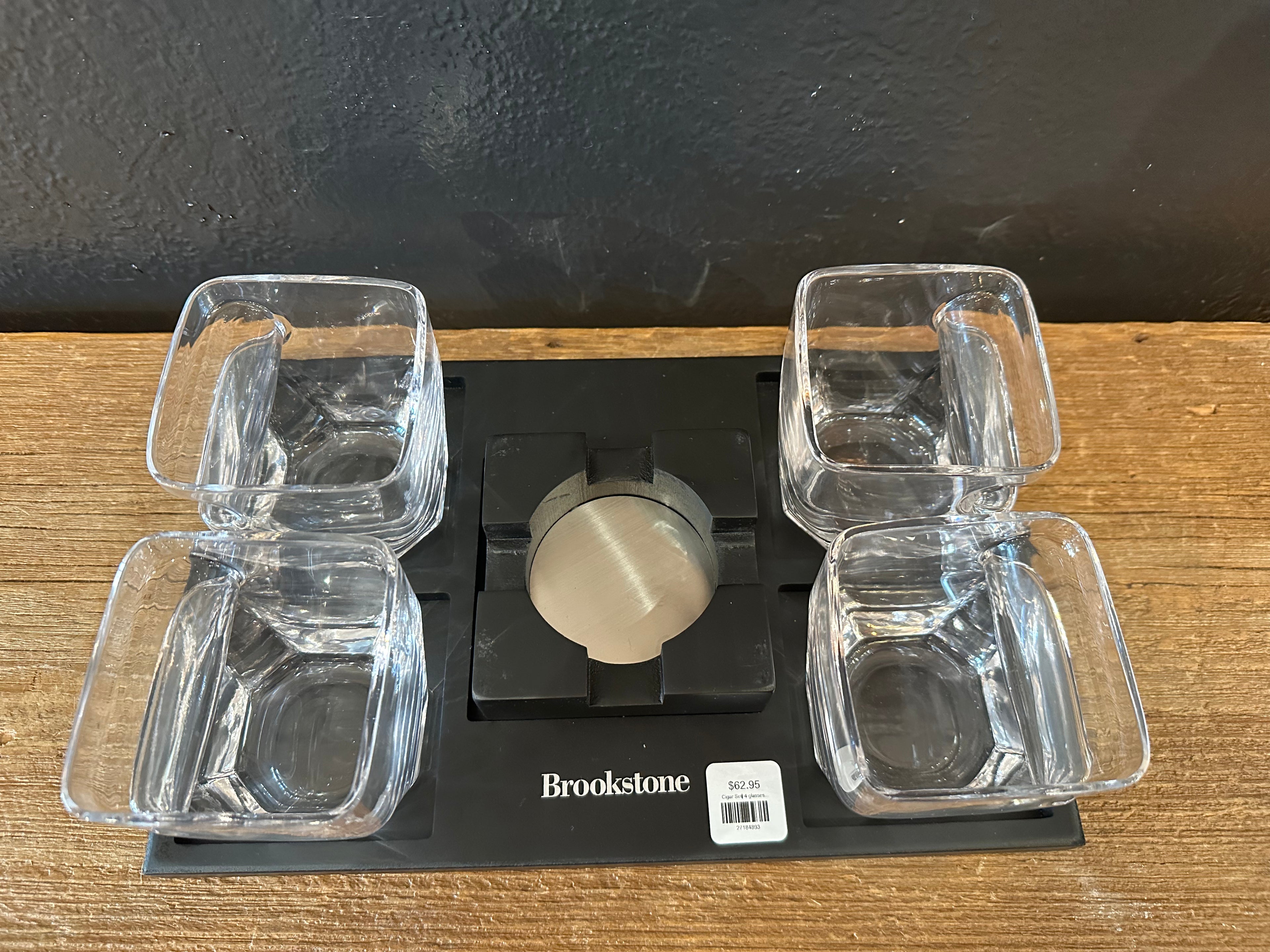 Cigar Set | Glasses, Ashtray, Serving Tray