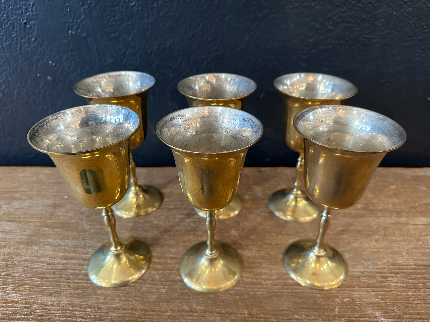 Brass Goblets | Set Of Six