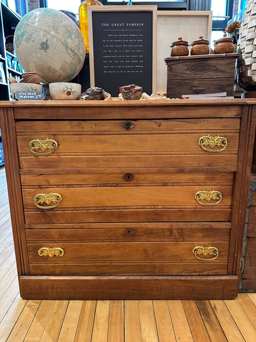 3 Drawer Antique Dresser