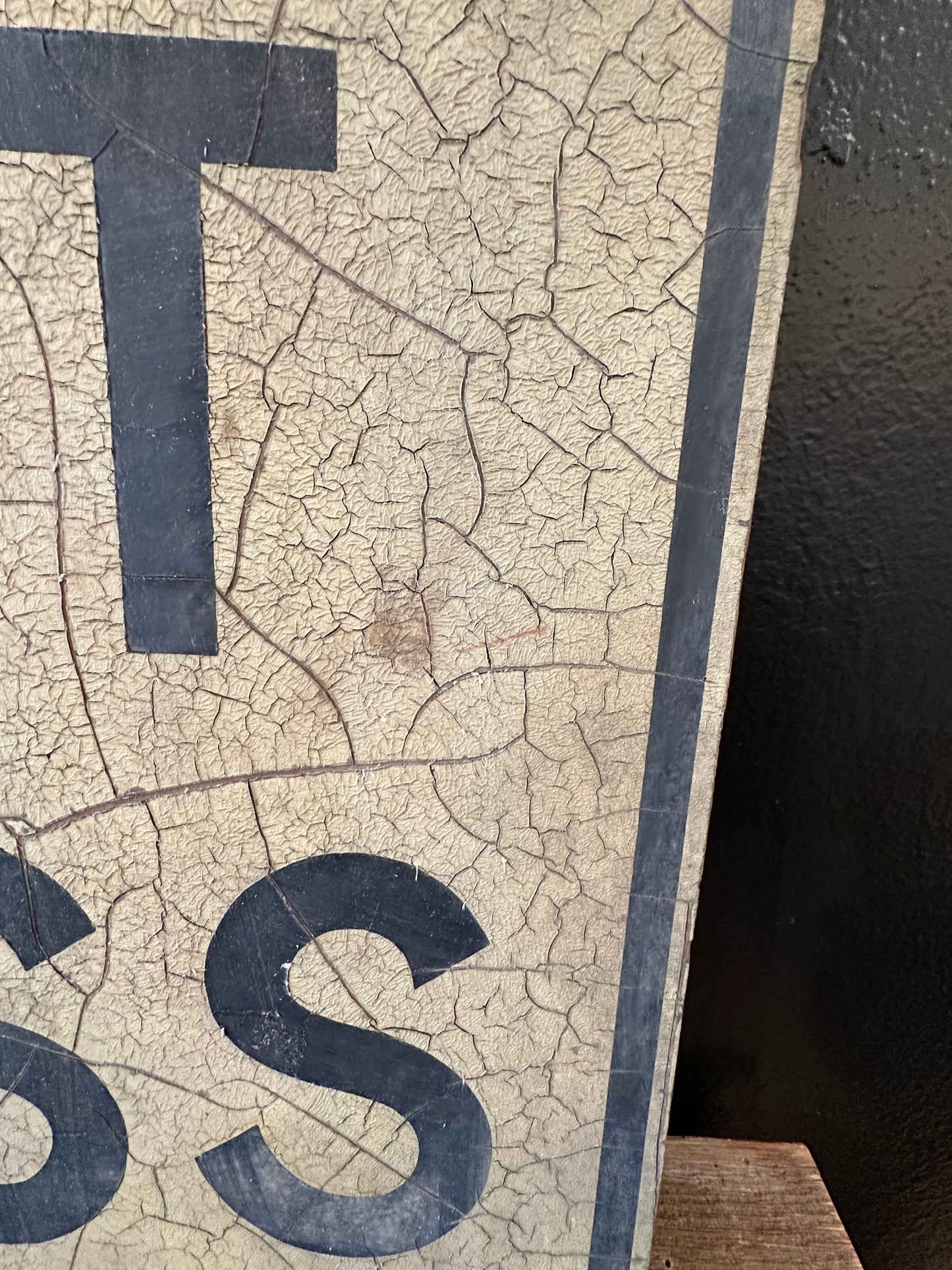 Vintage ‘Do Not Pass’ Road Sign | SALE