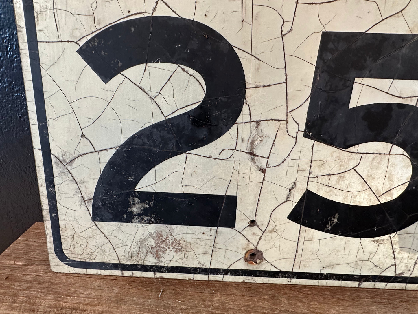 Vintage ‘Speed Limit 25’ Sign | SALE
