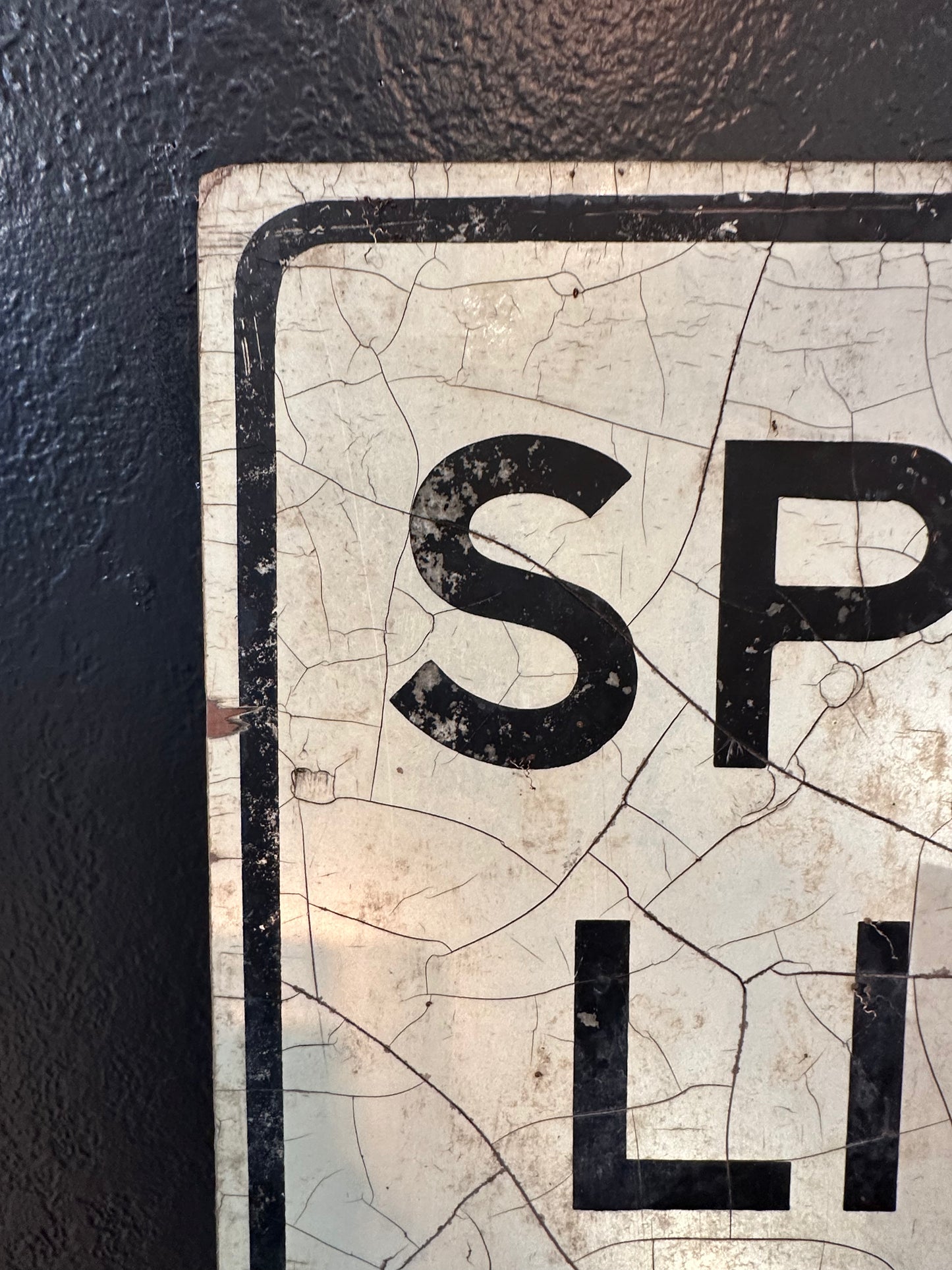 Vintage ‘Speed Limit 25’ Sign | SALE