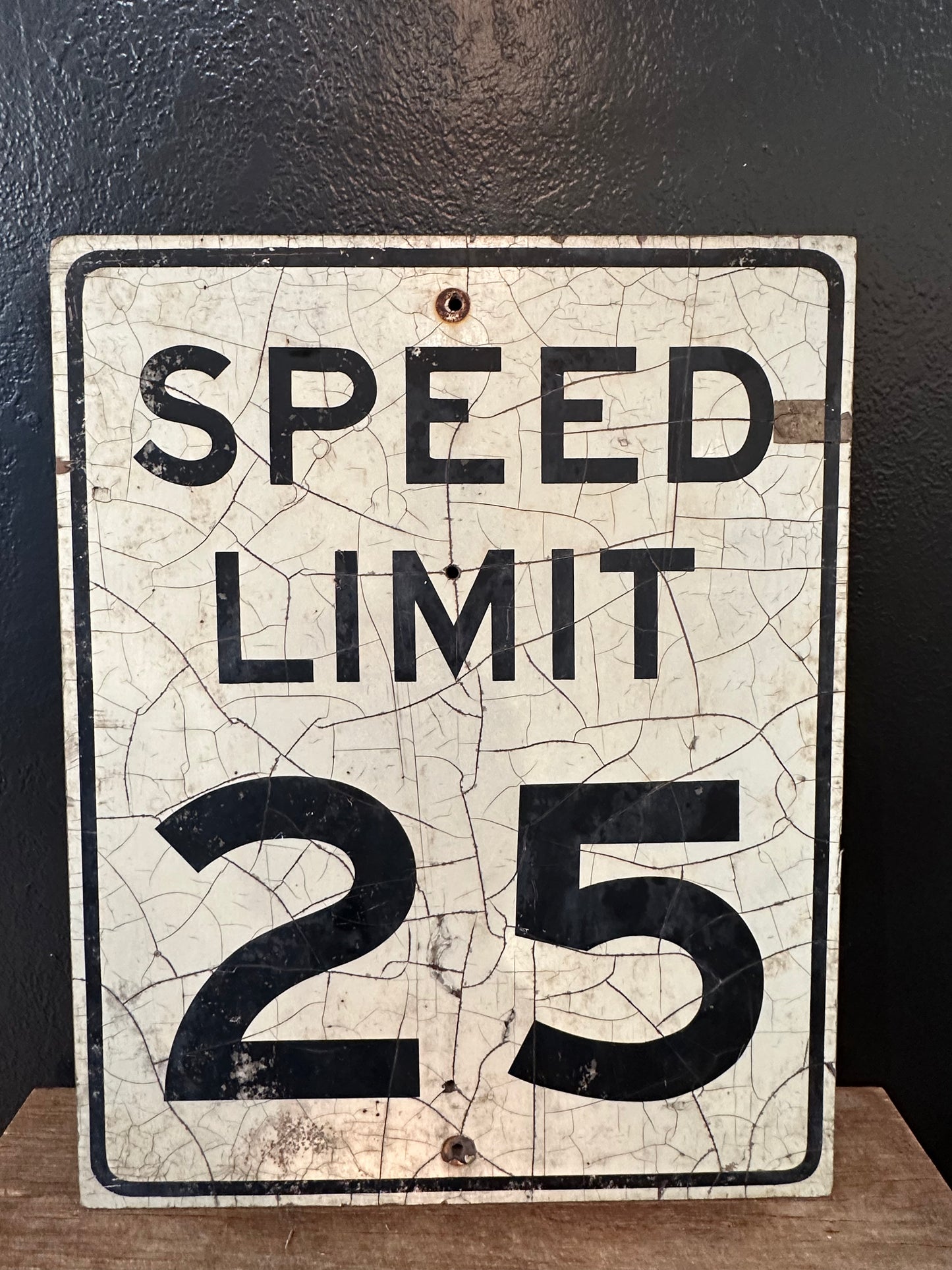 Vintage ‘Speed Limit 25’ Sign | SALE