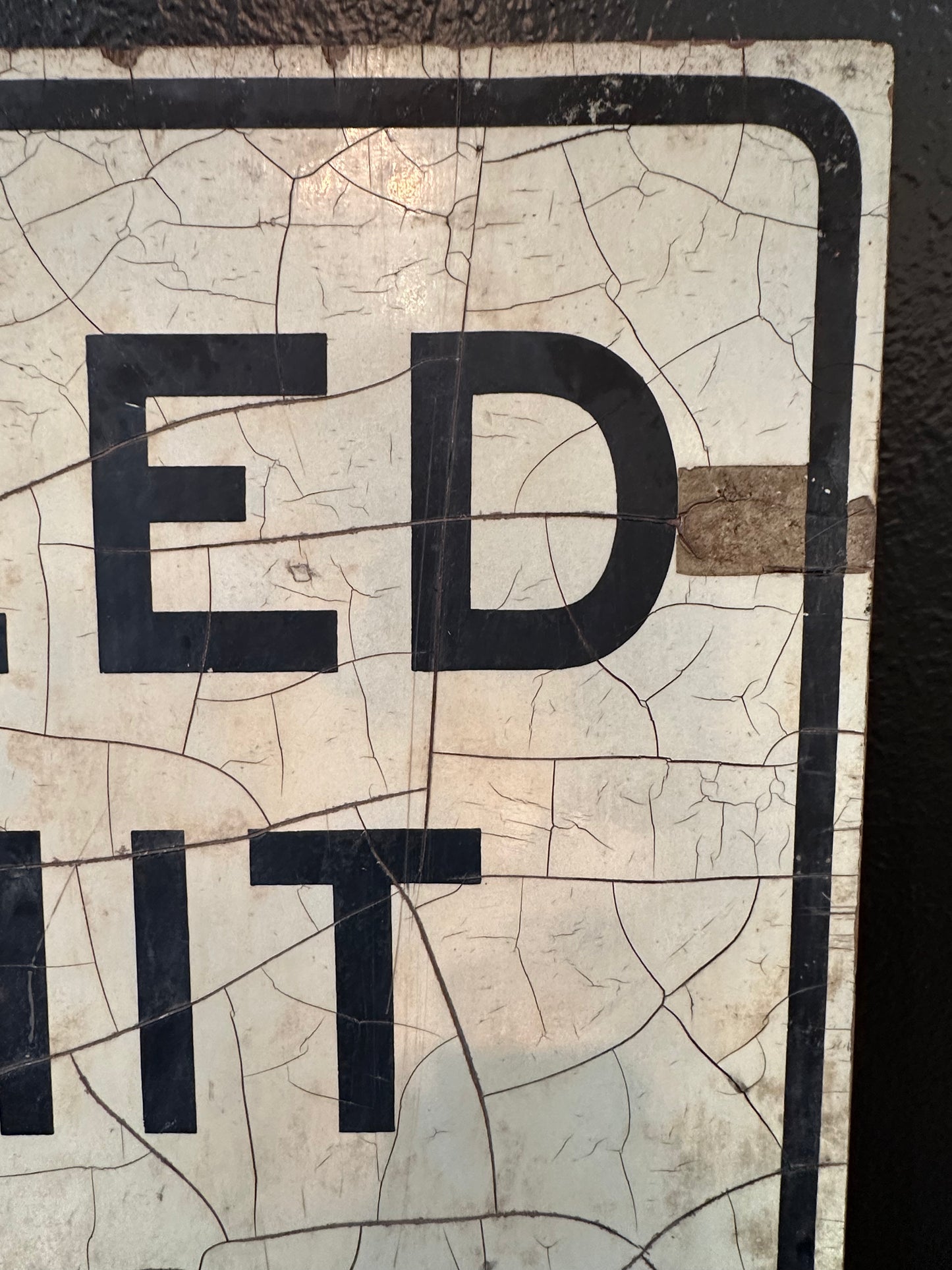 Vintage ‘Speed Limit 25’ Sign | SALE