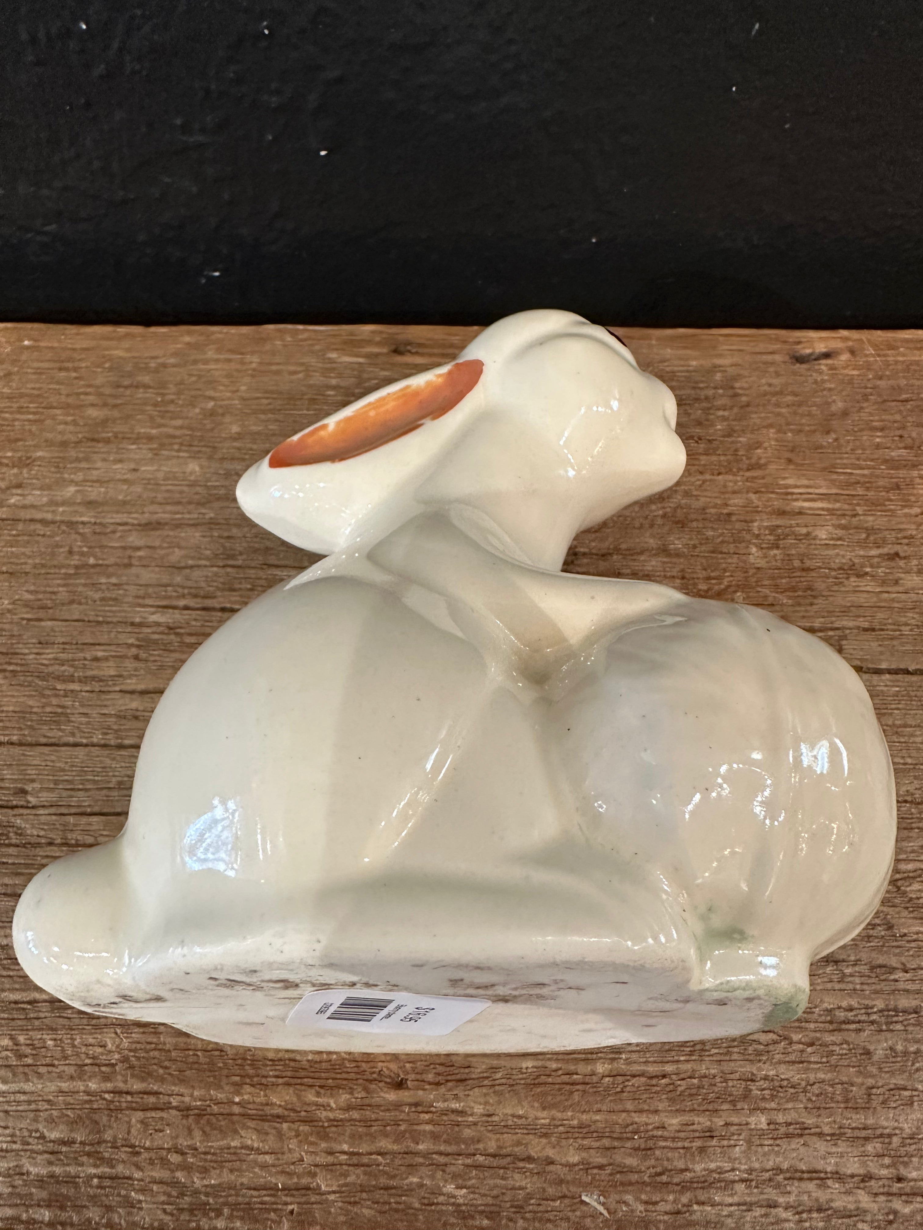 Bunny Holding Cabbage Planter