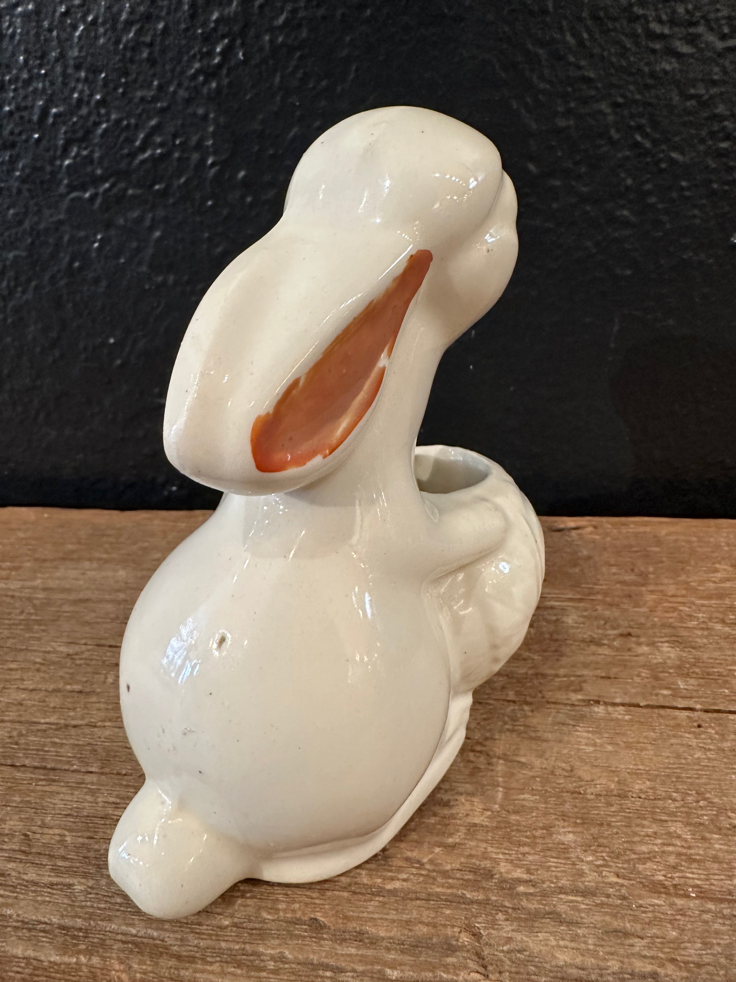 Bunny Holding Cabbage Planter