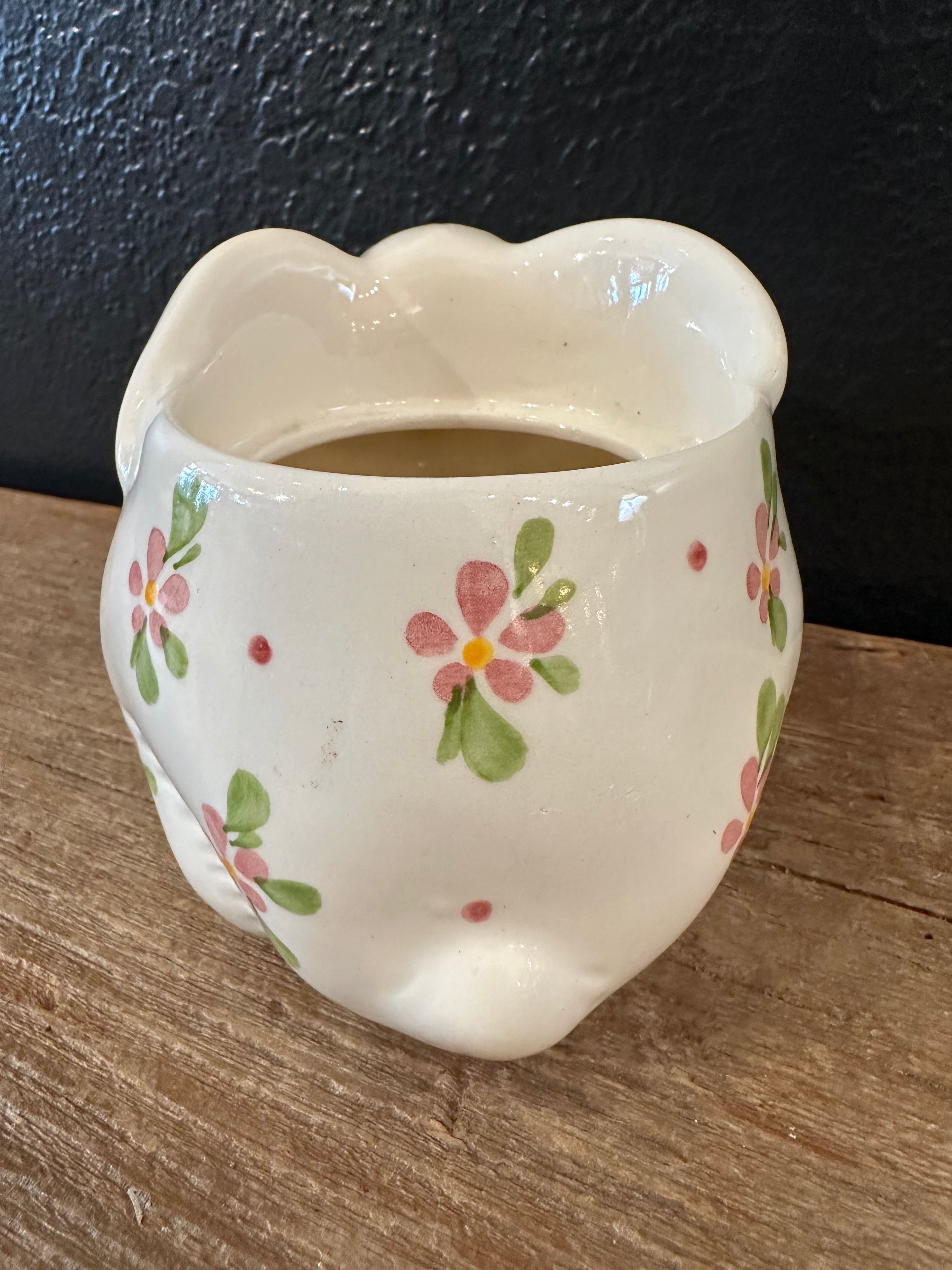 Vintage Avon Bunny Planter | Floral