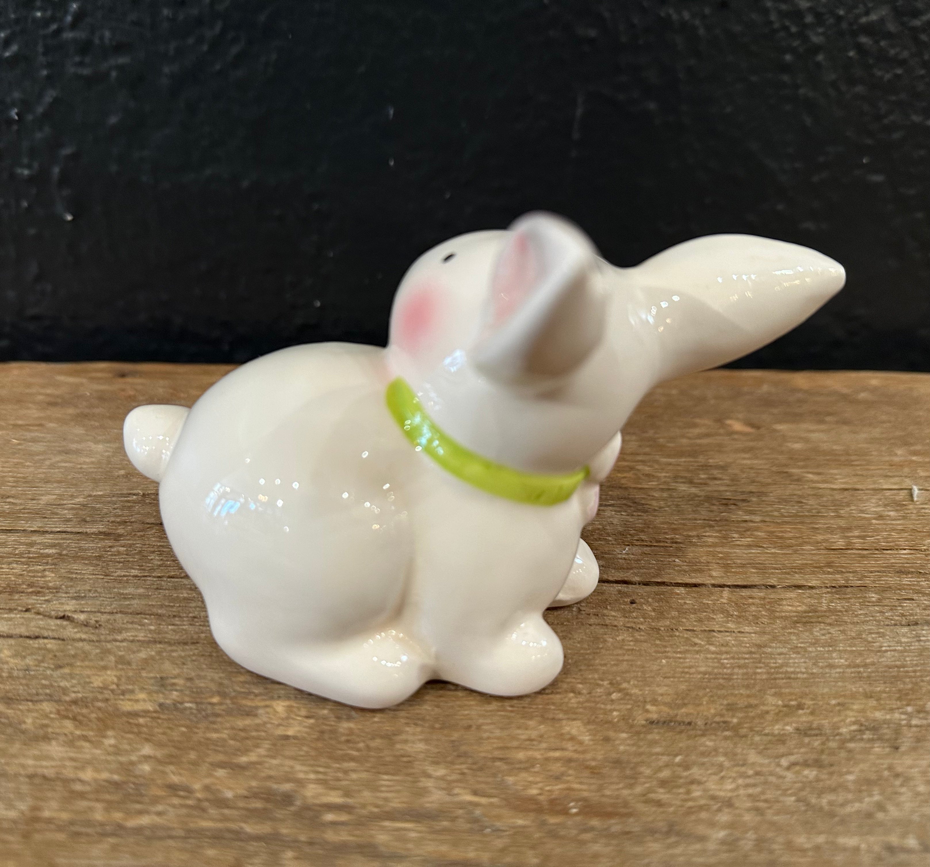 Ceramic Bunny | Violet Flower