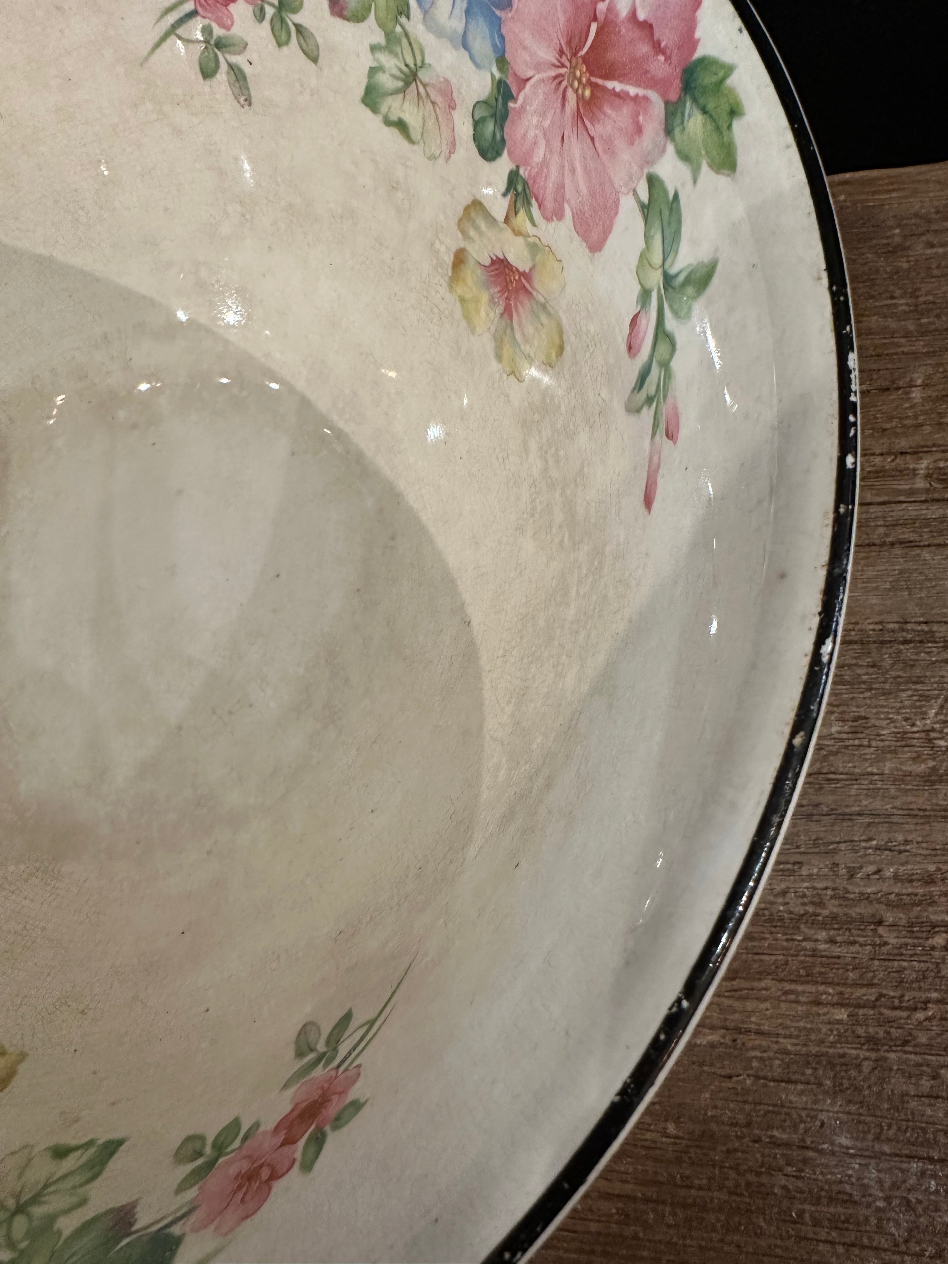 Vintage Floral Bowl