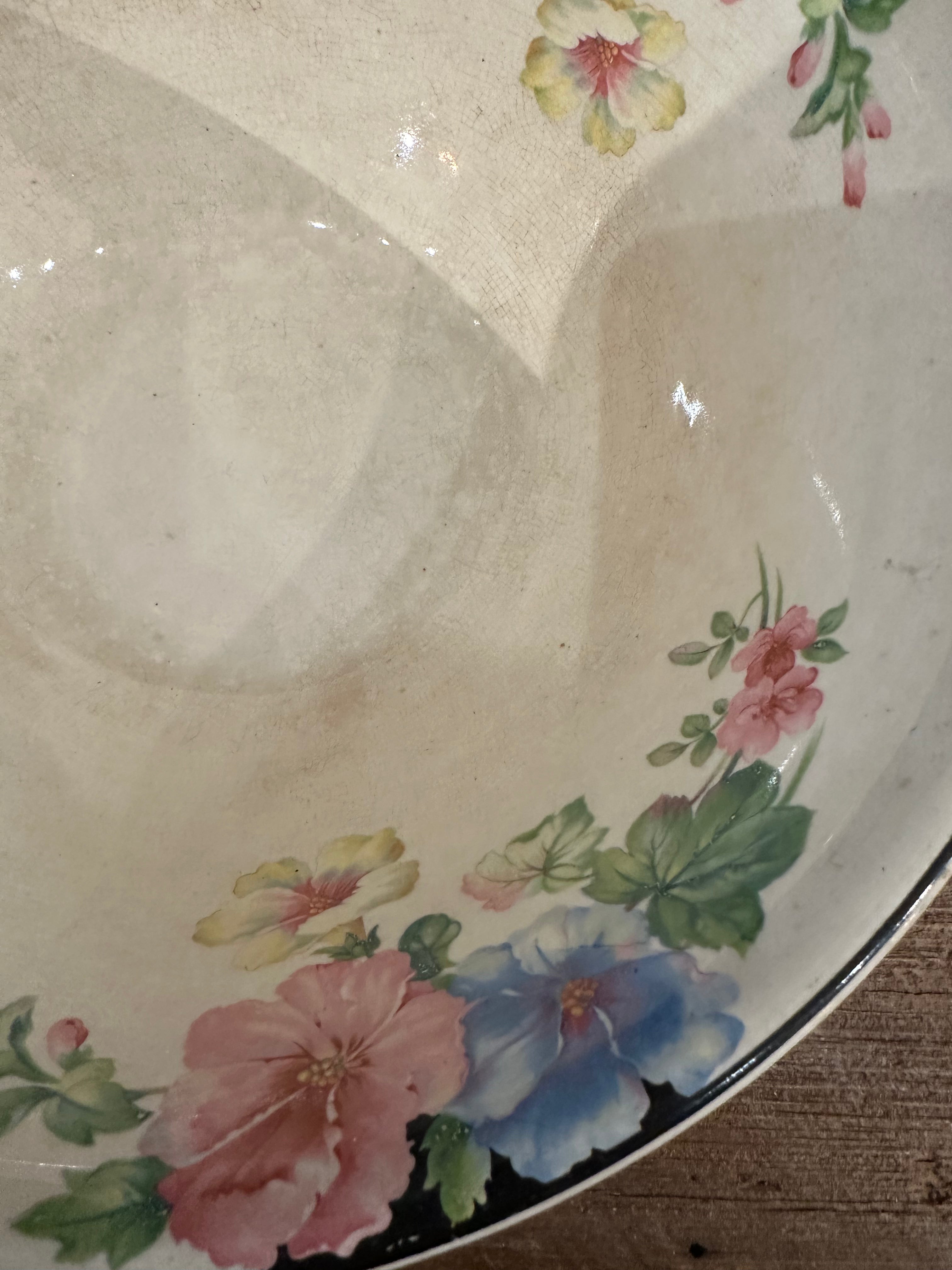 Vintage Floral Bowl