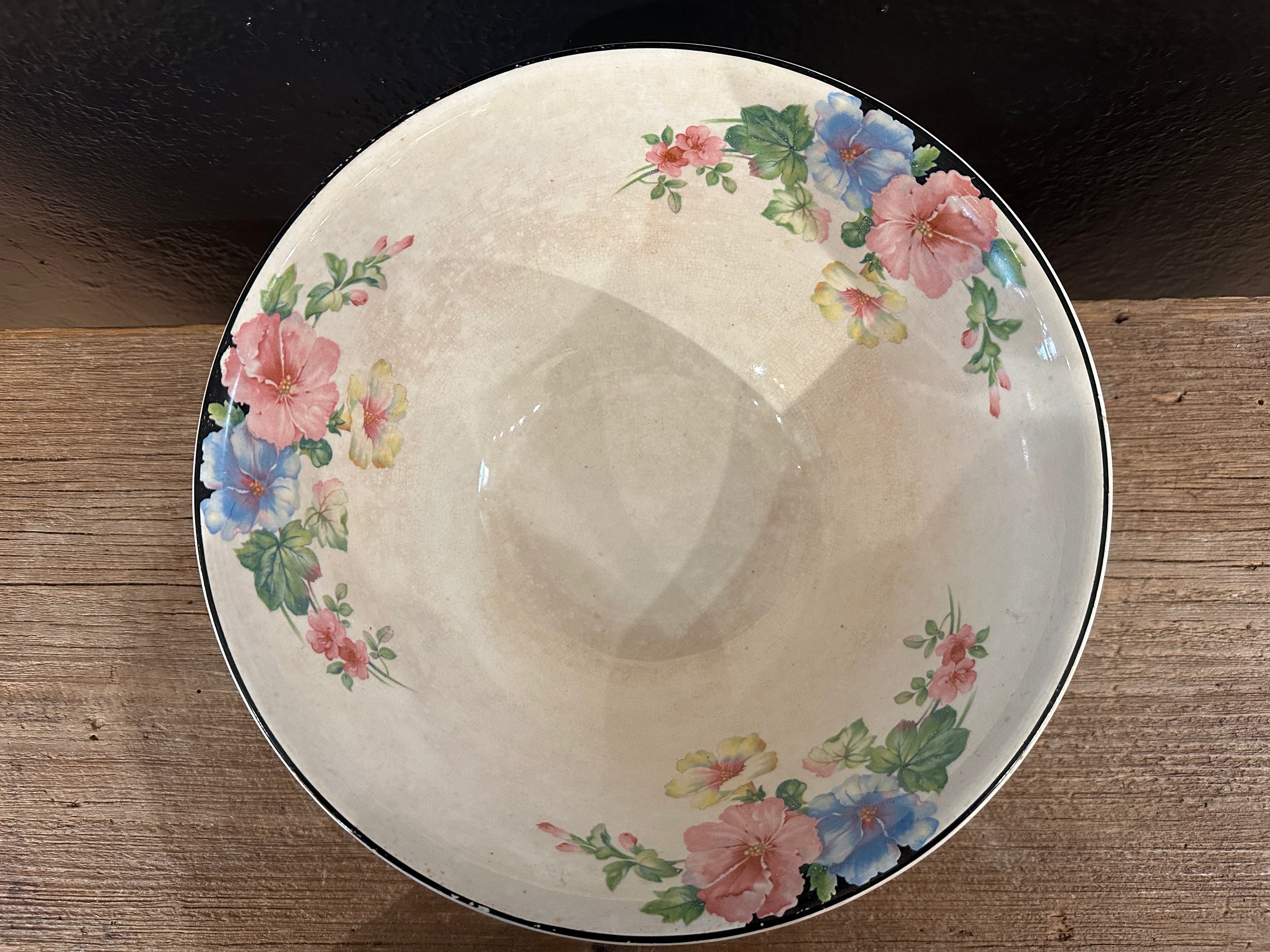 Vintage Floral Bowl