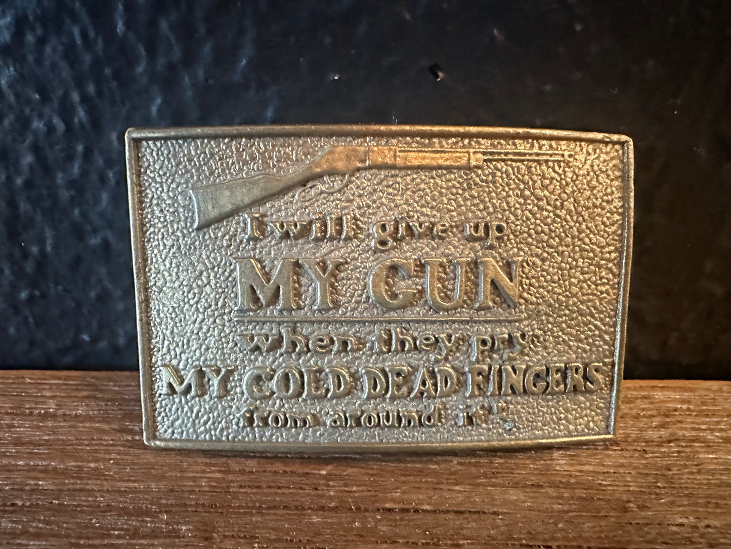 Cold Dead Fingers Belt Buckle
