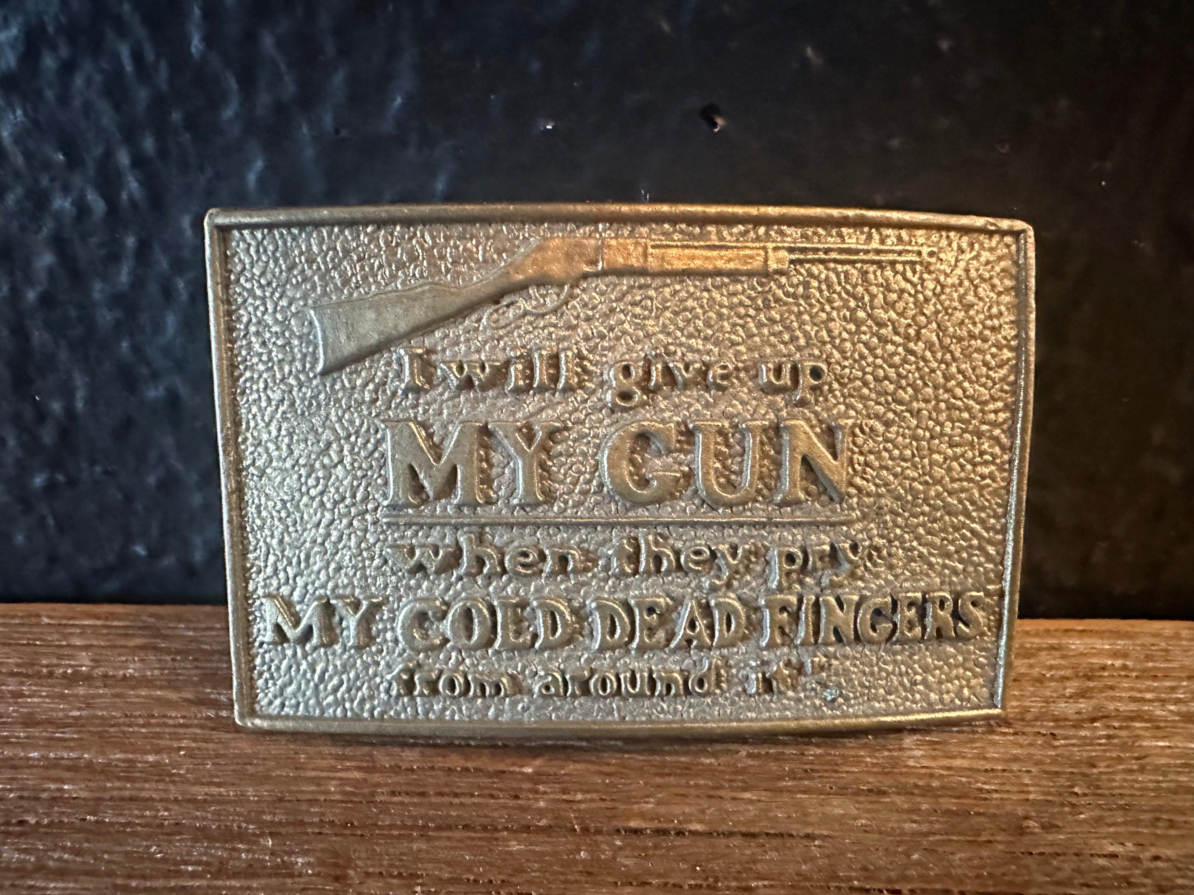 Cold Dead Fingers Belt Buckle