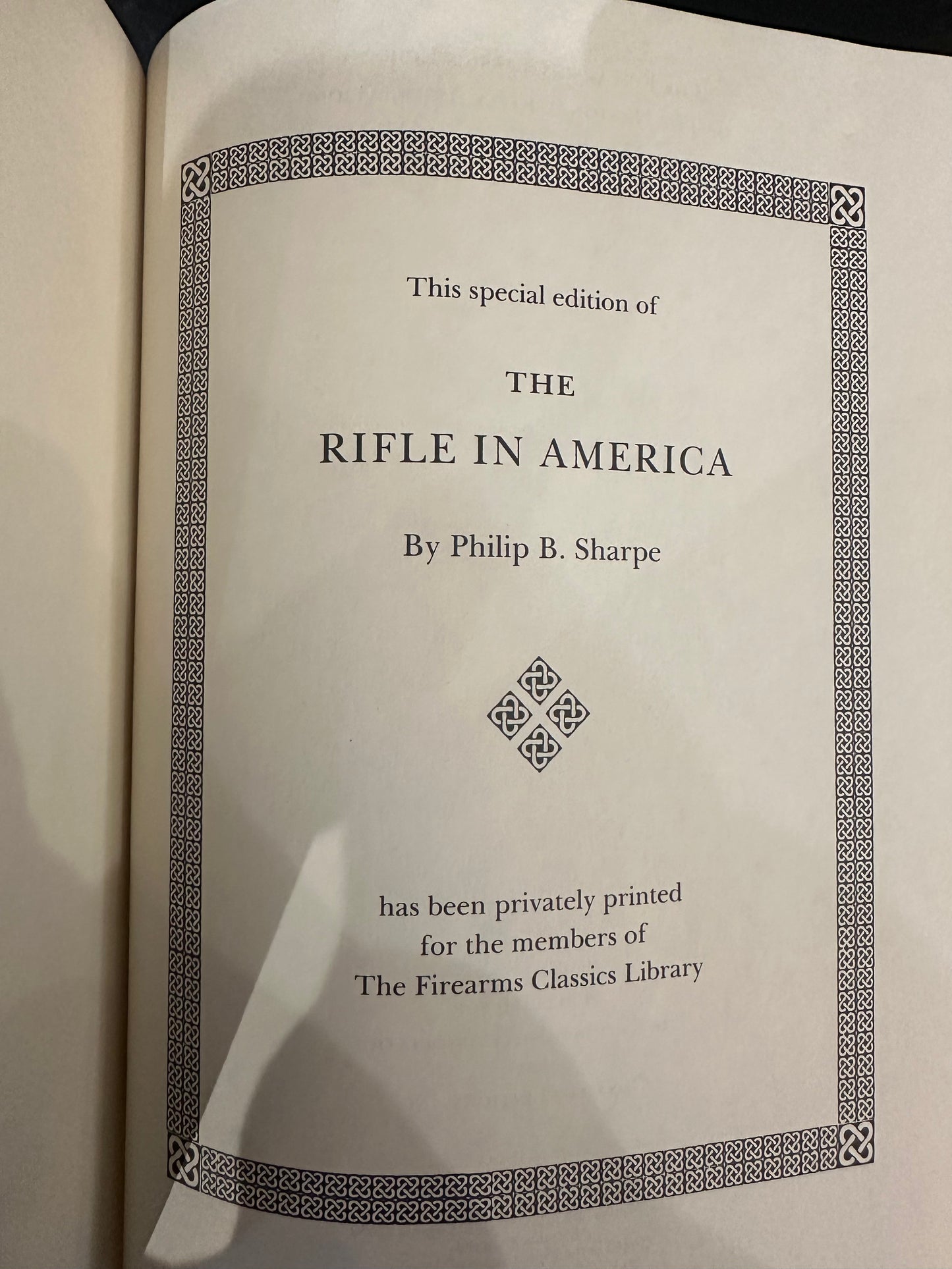 The Rifle In America Book