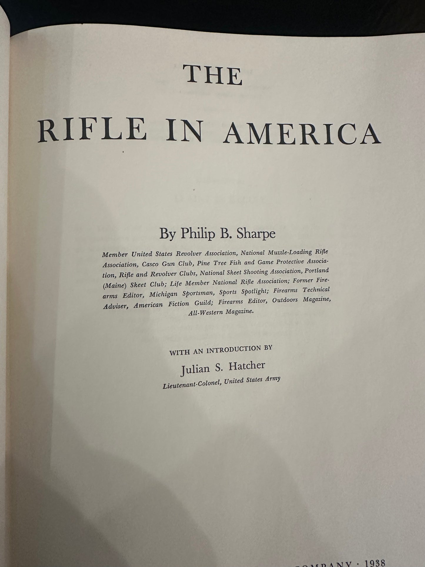 The Rifle In America Book