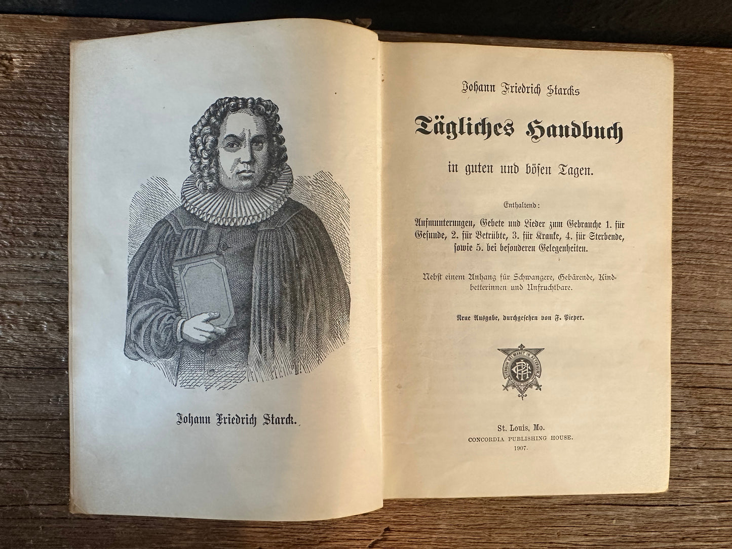 German Manual Of Good And Bad Days ~ 1907