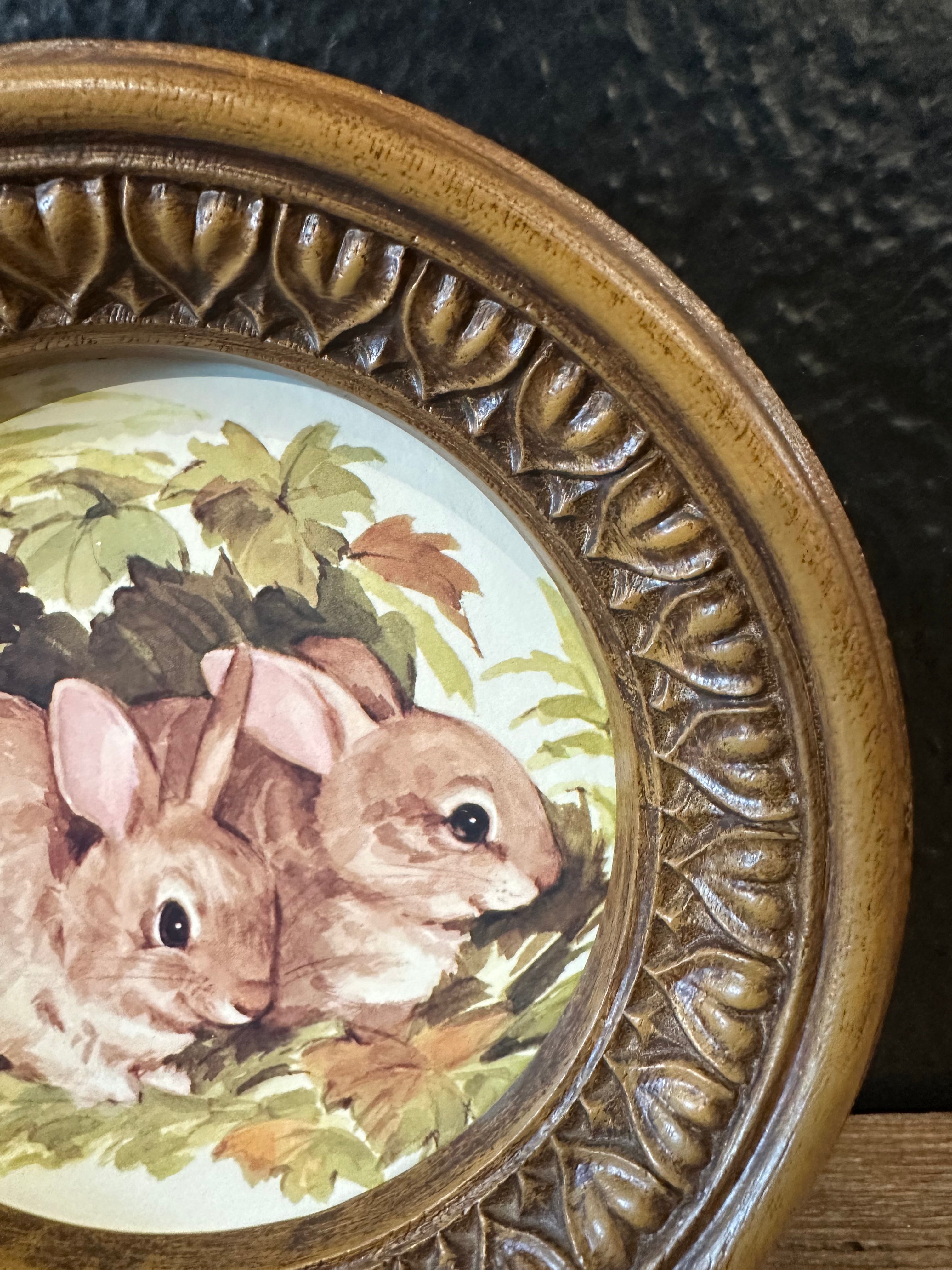 Vintage Bunny Print