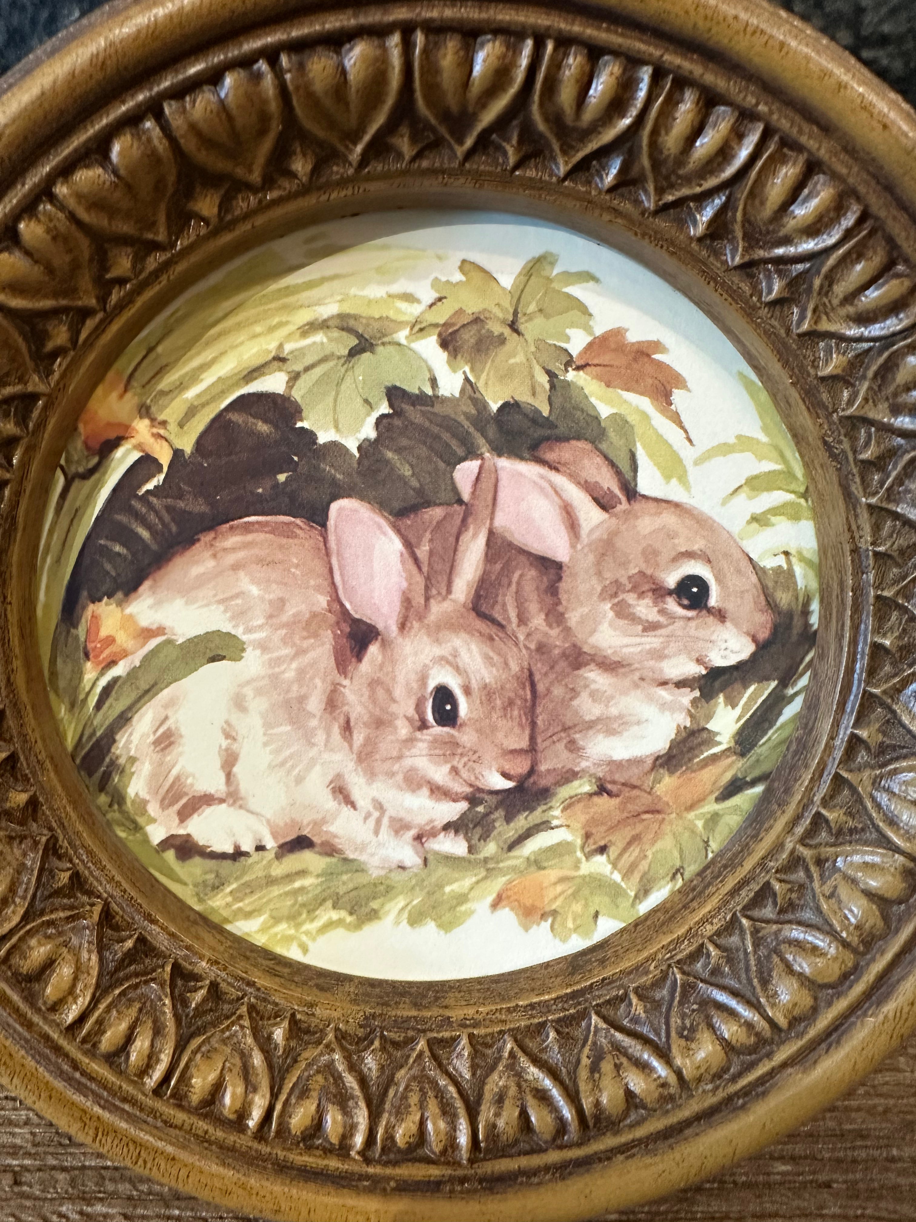 Vintage Bunny Print
