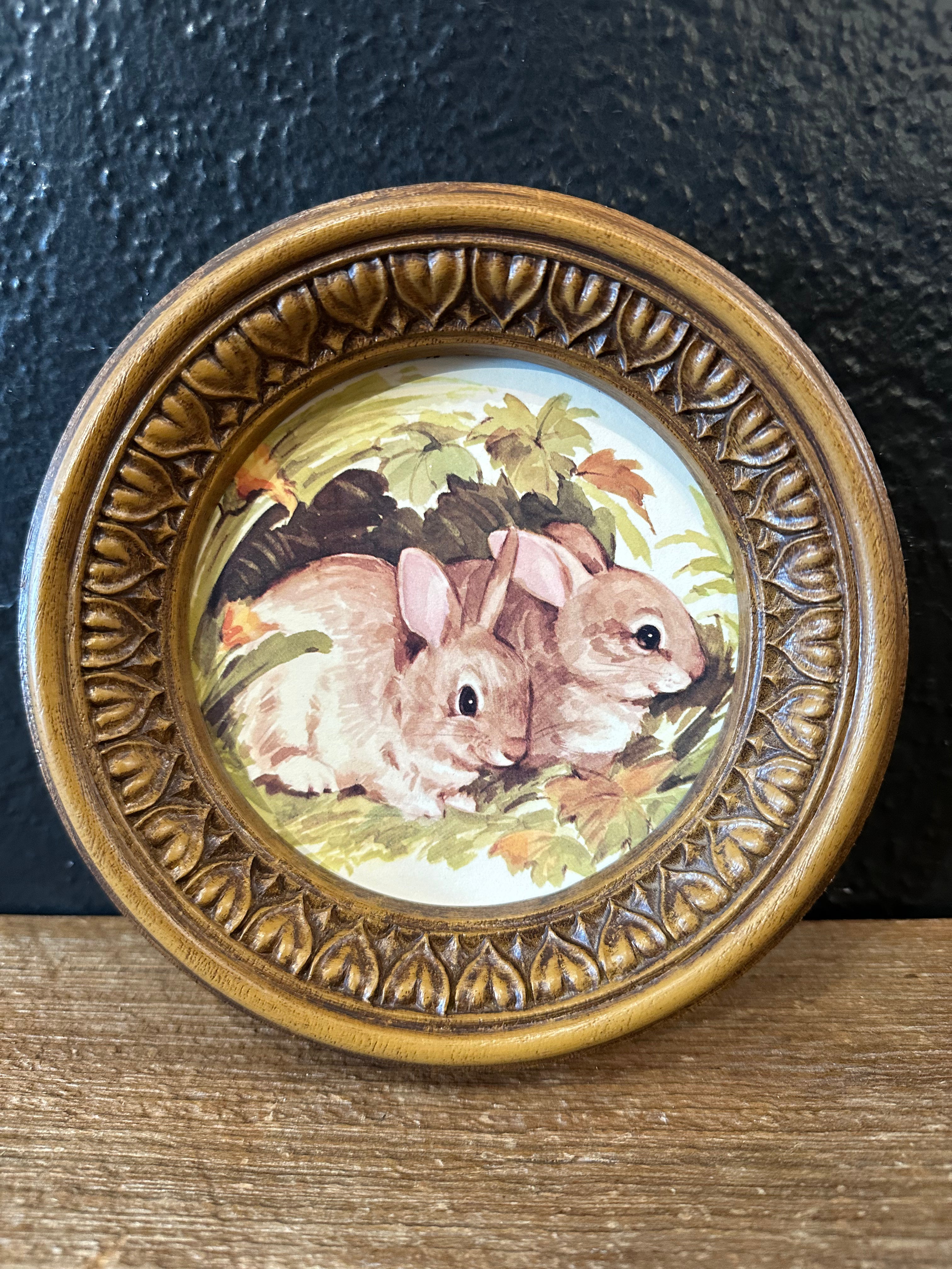 Vintage Bunny Print