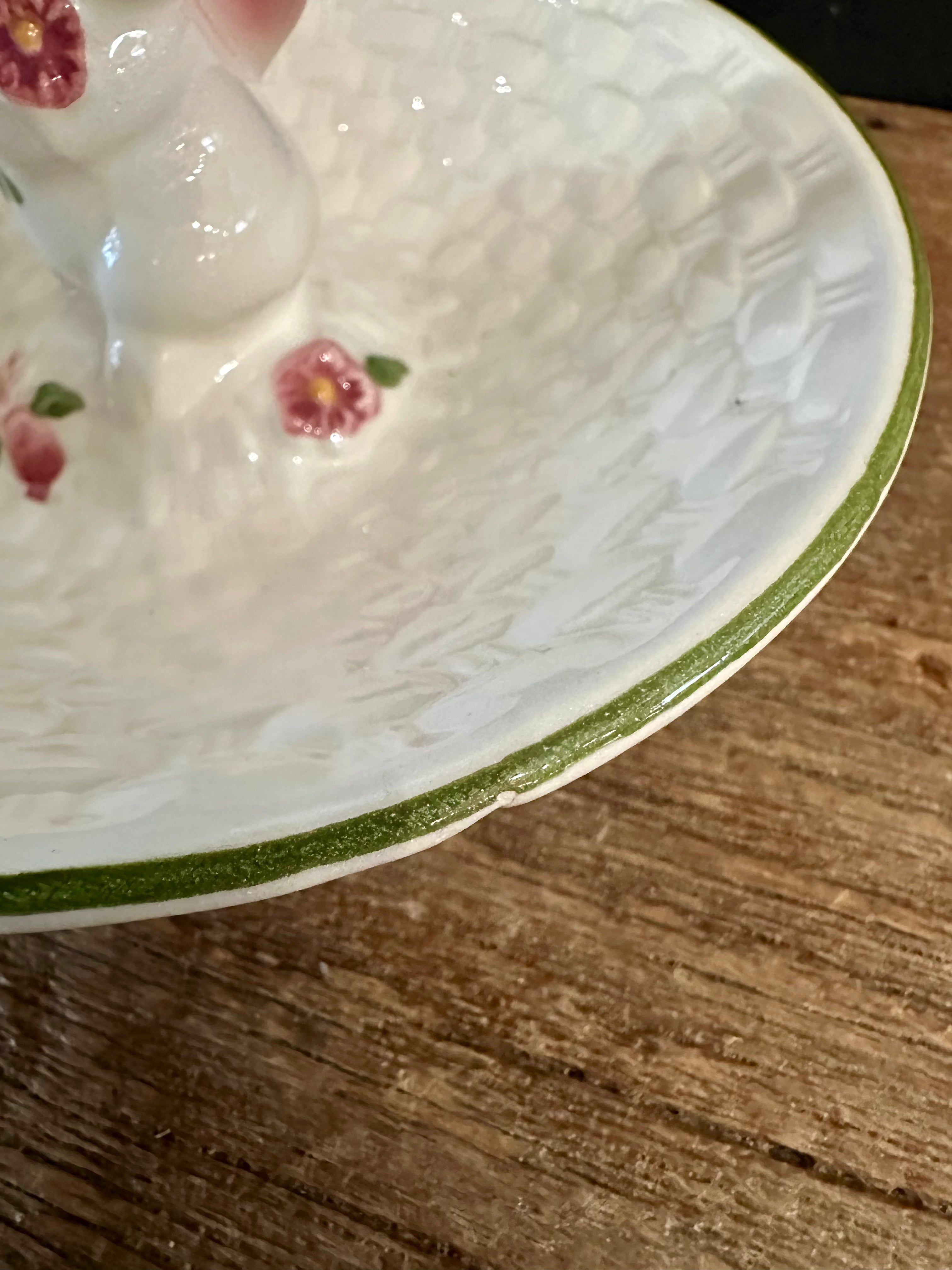 Basket Weave Bunny Dish