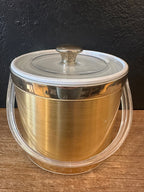 Vintage Gold Ice Bucket