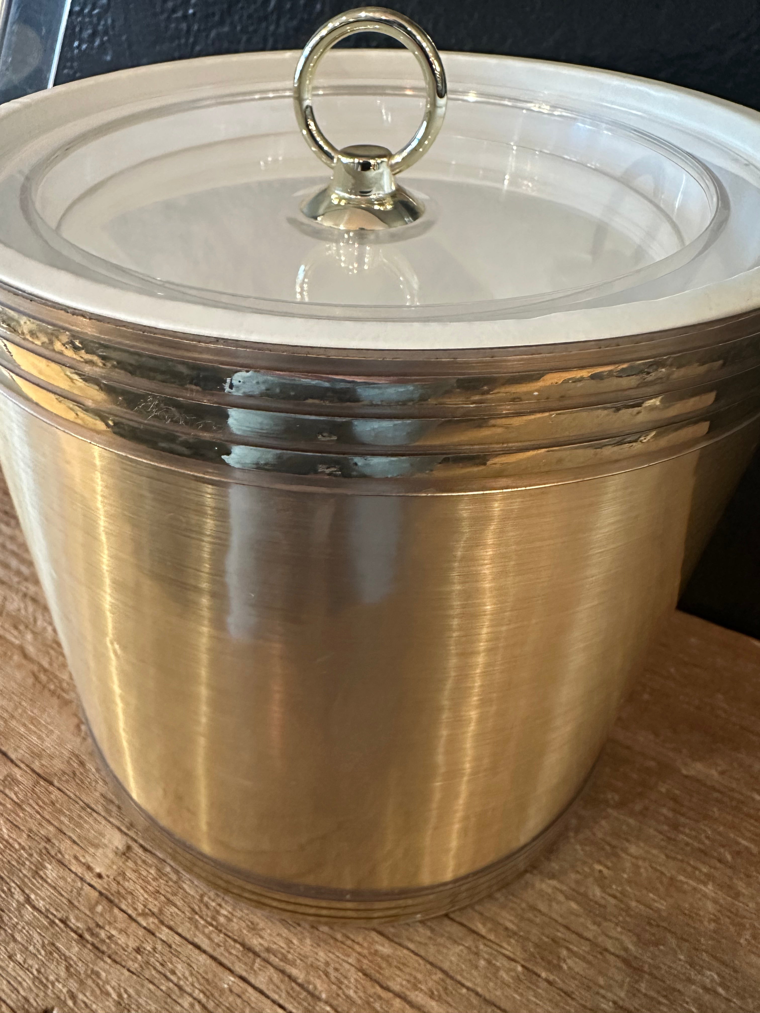 MCM Gold Ice Bucket