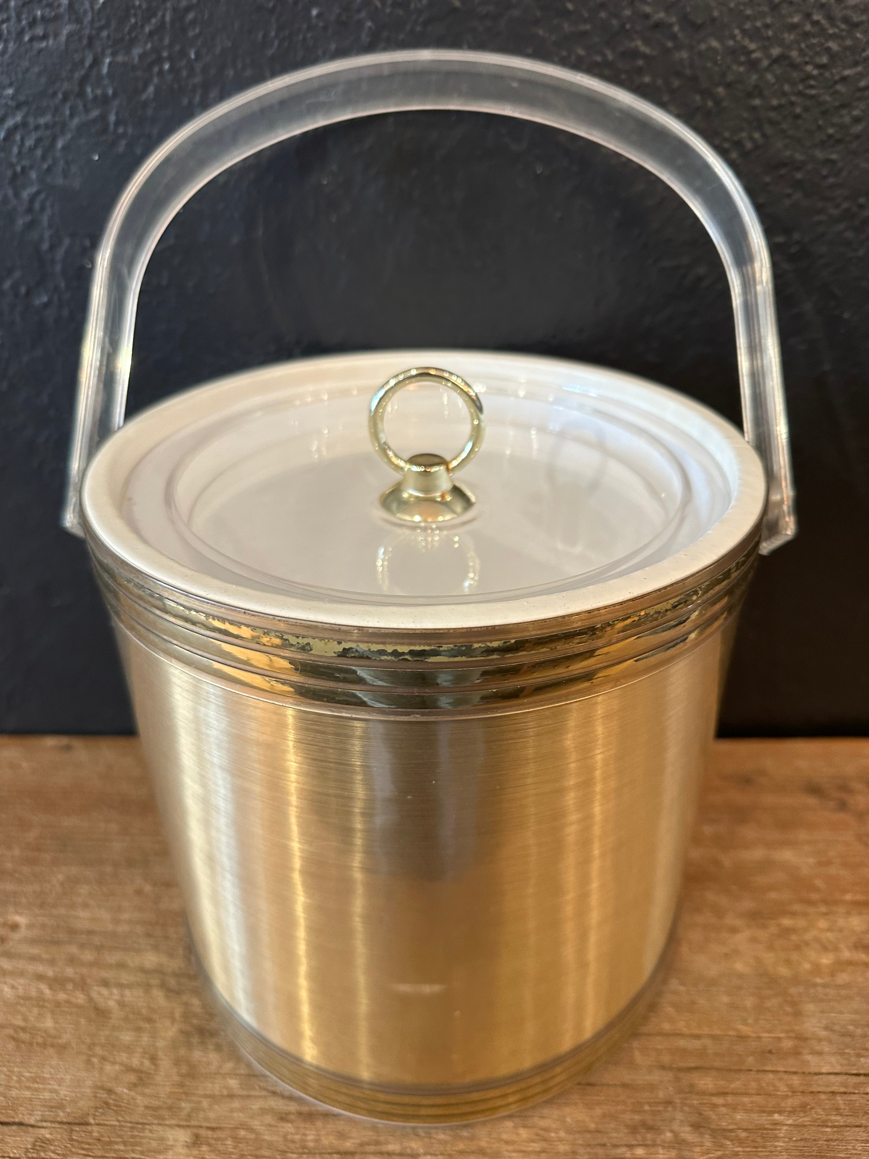 MCM Gold Ice Bucket