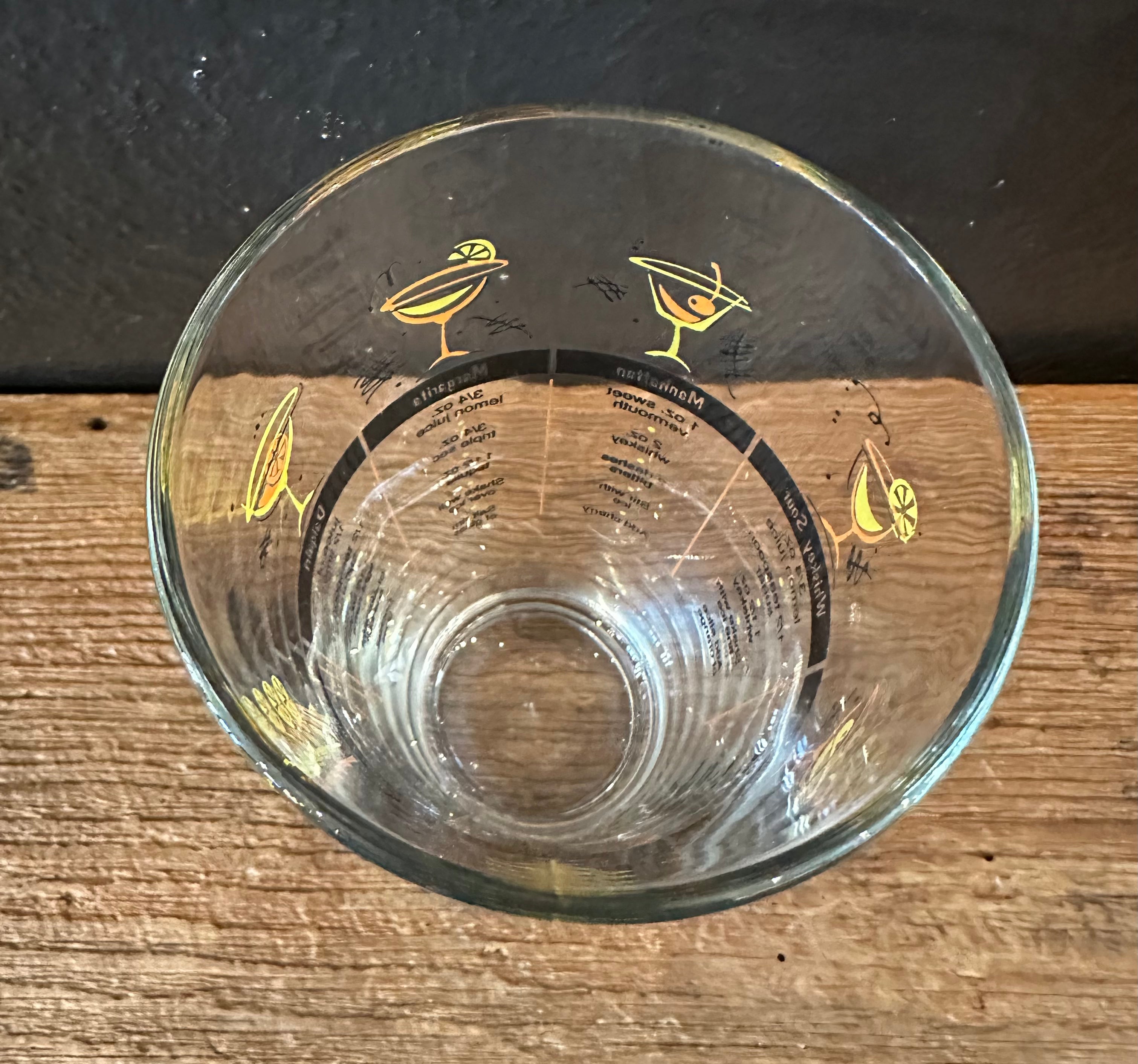 Vintage Libbey Cocktail Recipe Shaker