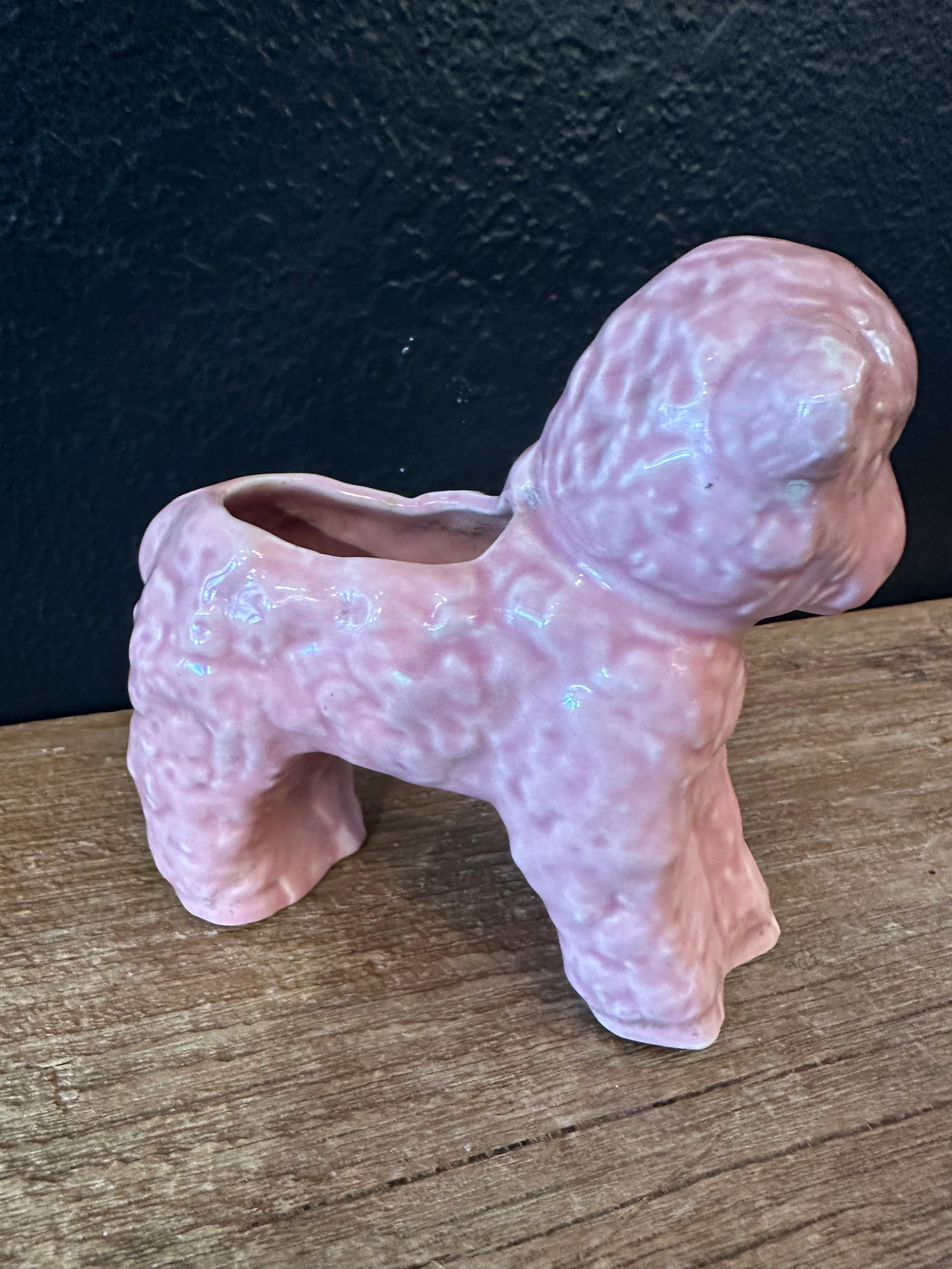 Vintage Pink Lamb Planter