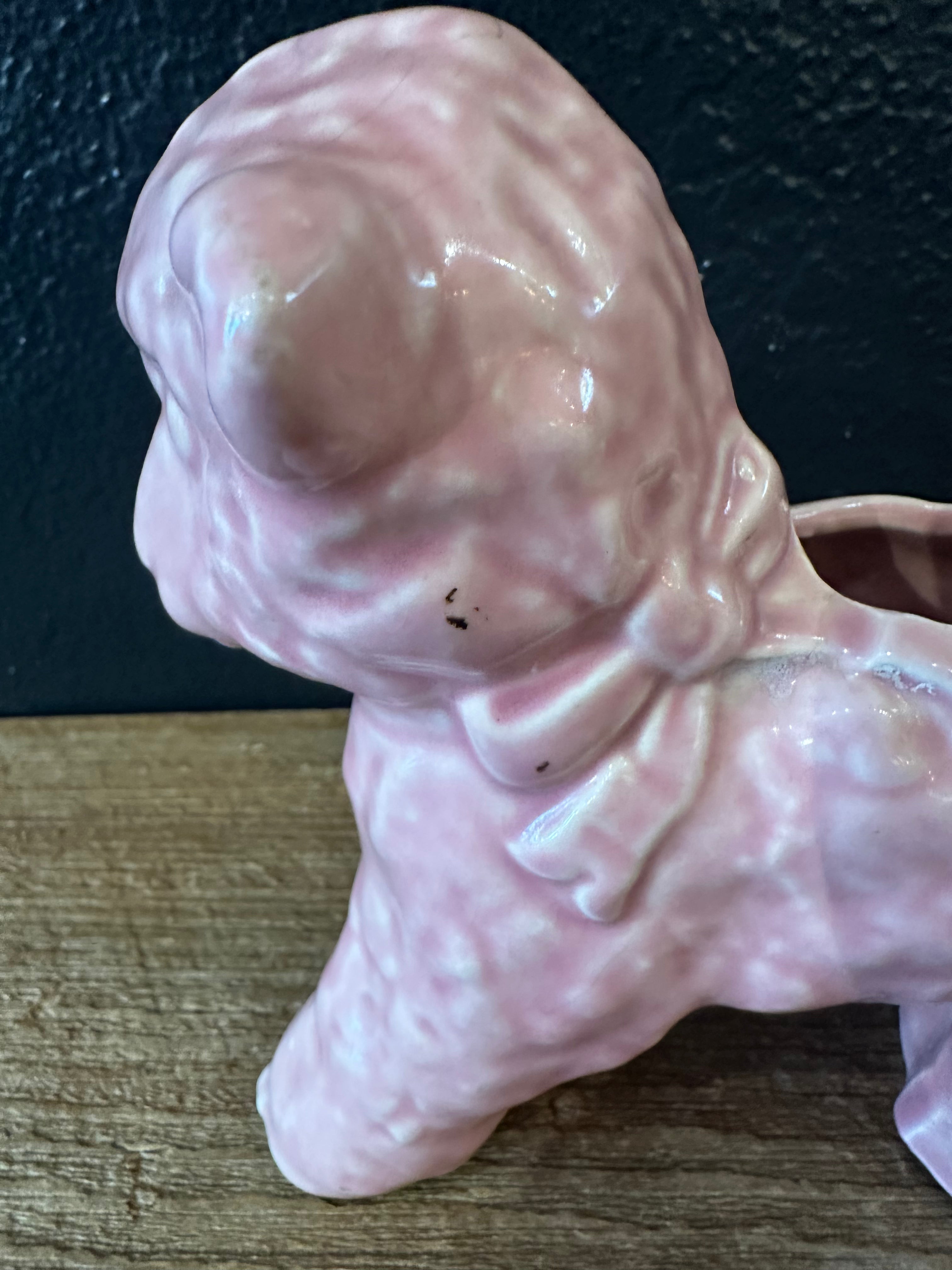 Vintage Pink Lamb Planter
