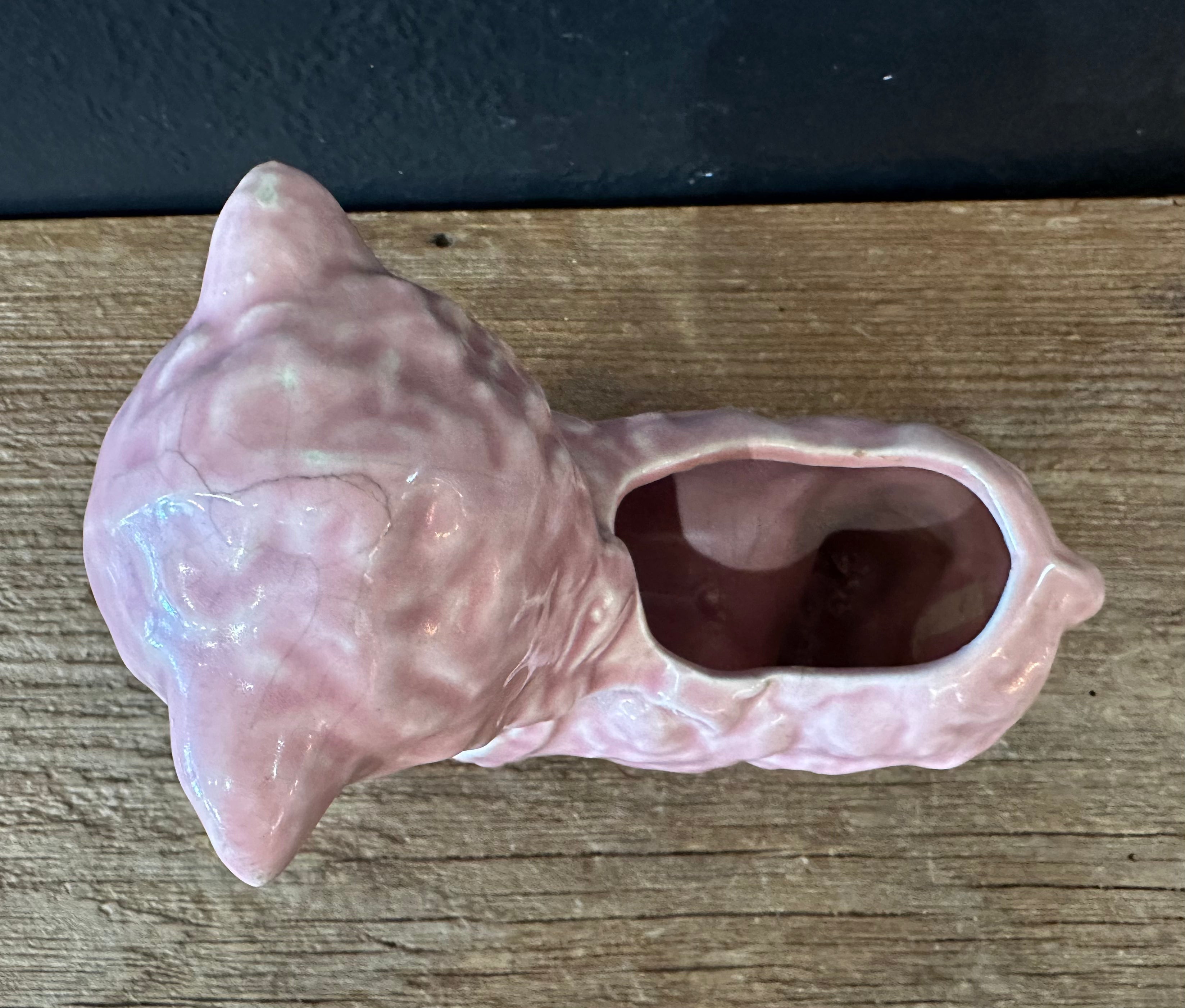 Vintage Pink Lamb Planter