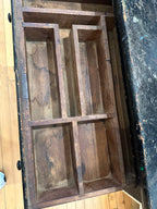 Antique Black Craftsman's Cabinet