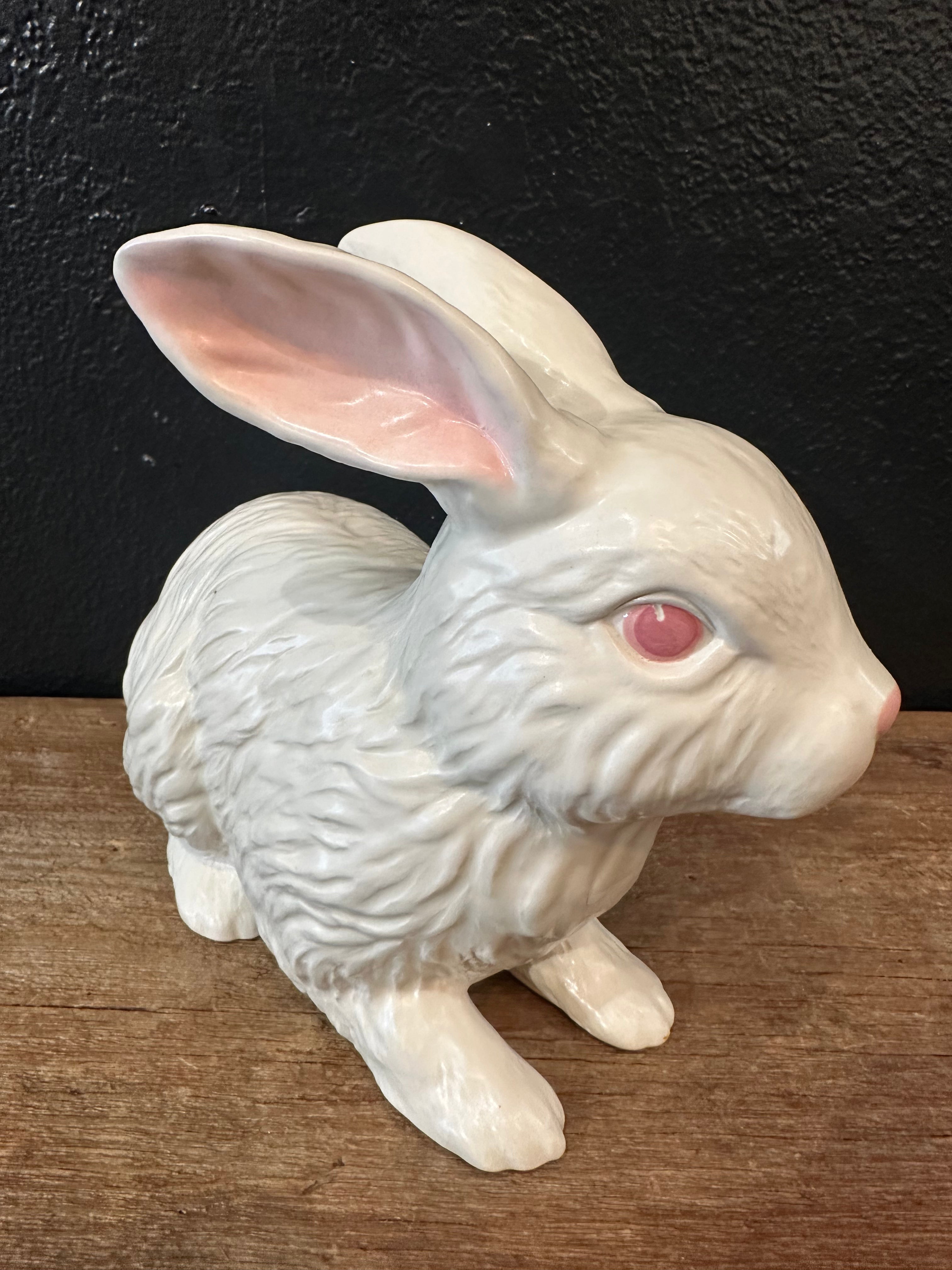 Vintage Ceramic Bunny | Ears Up