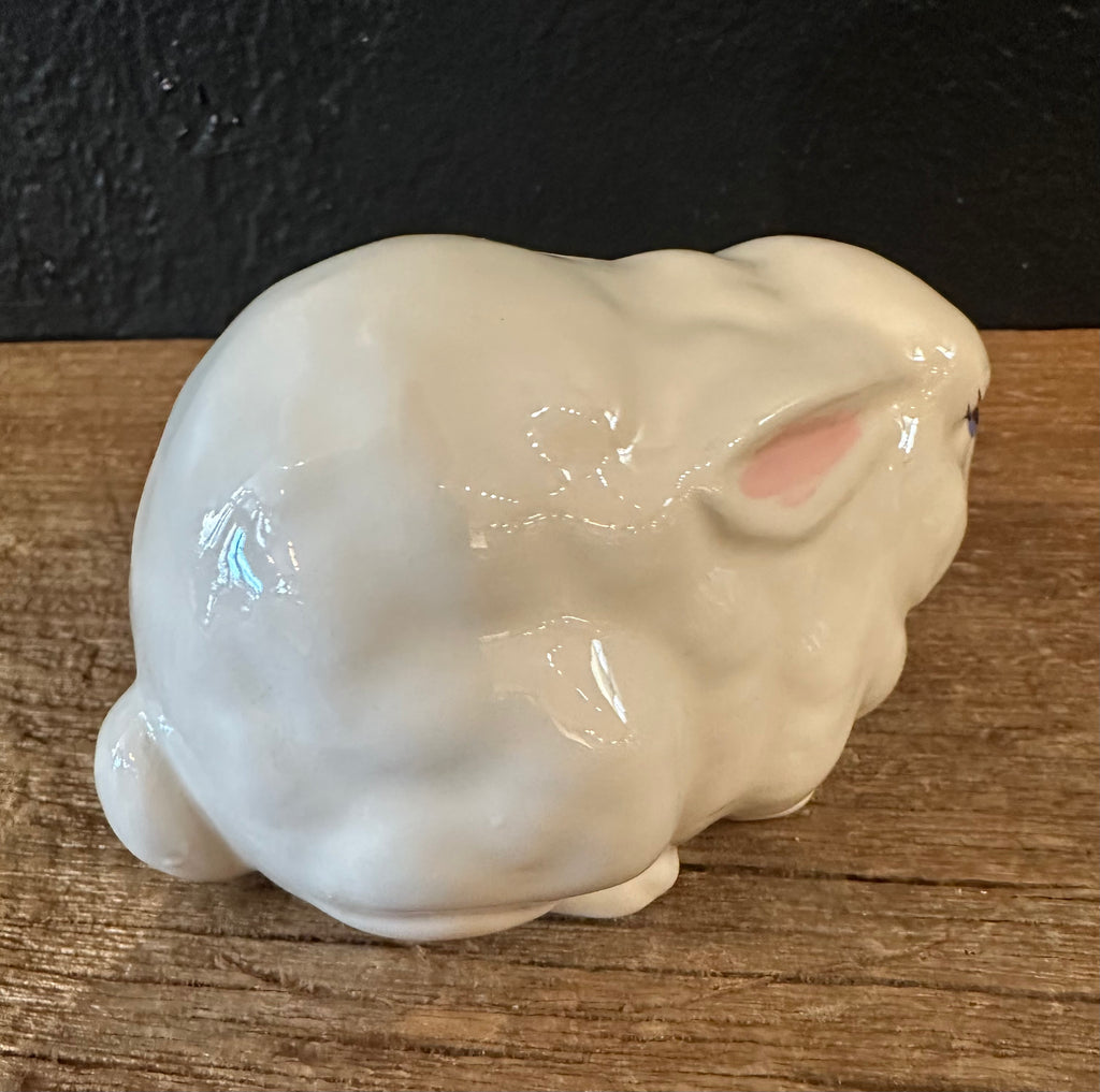 Vintage Bunny With Blue Eyes