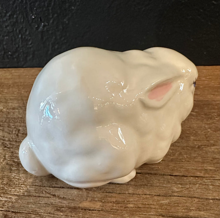 Vintage Bunny With Blue Eyes