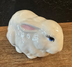 Vintage Bunny With Blue Eyes