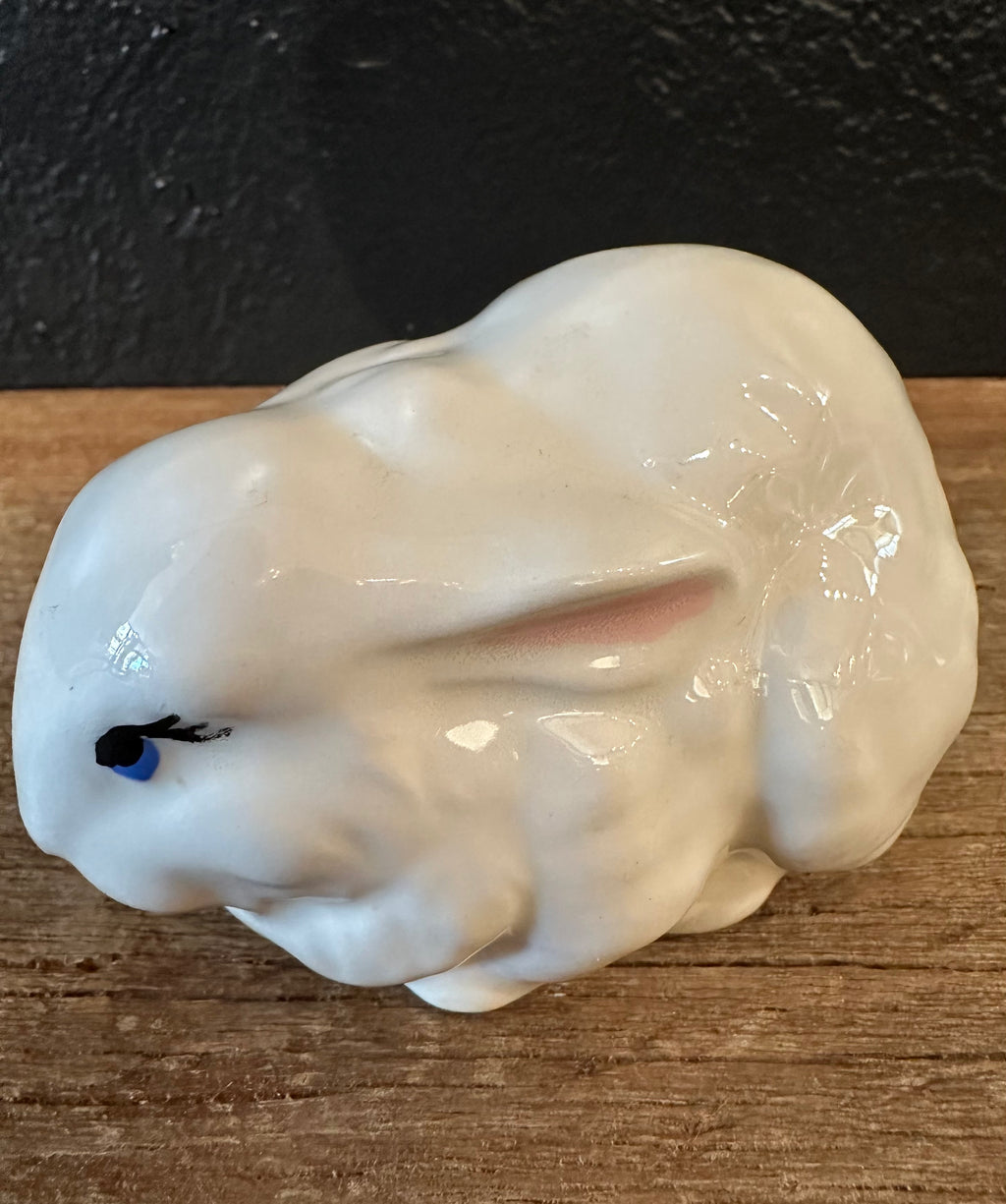Vintage Bunny With Blue Eyes