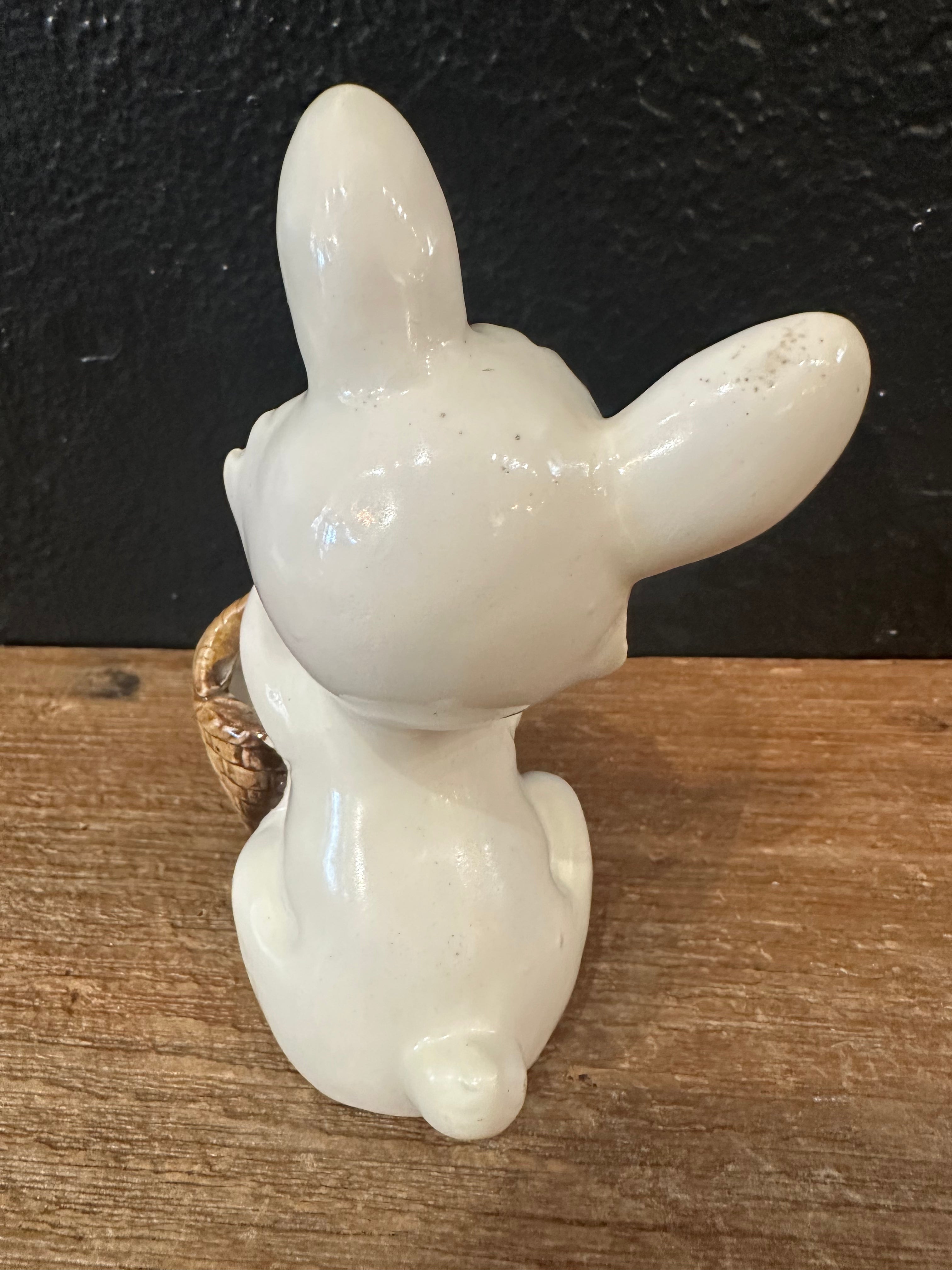Vintage Bunny With Basket