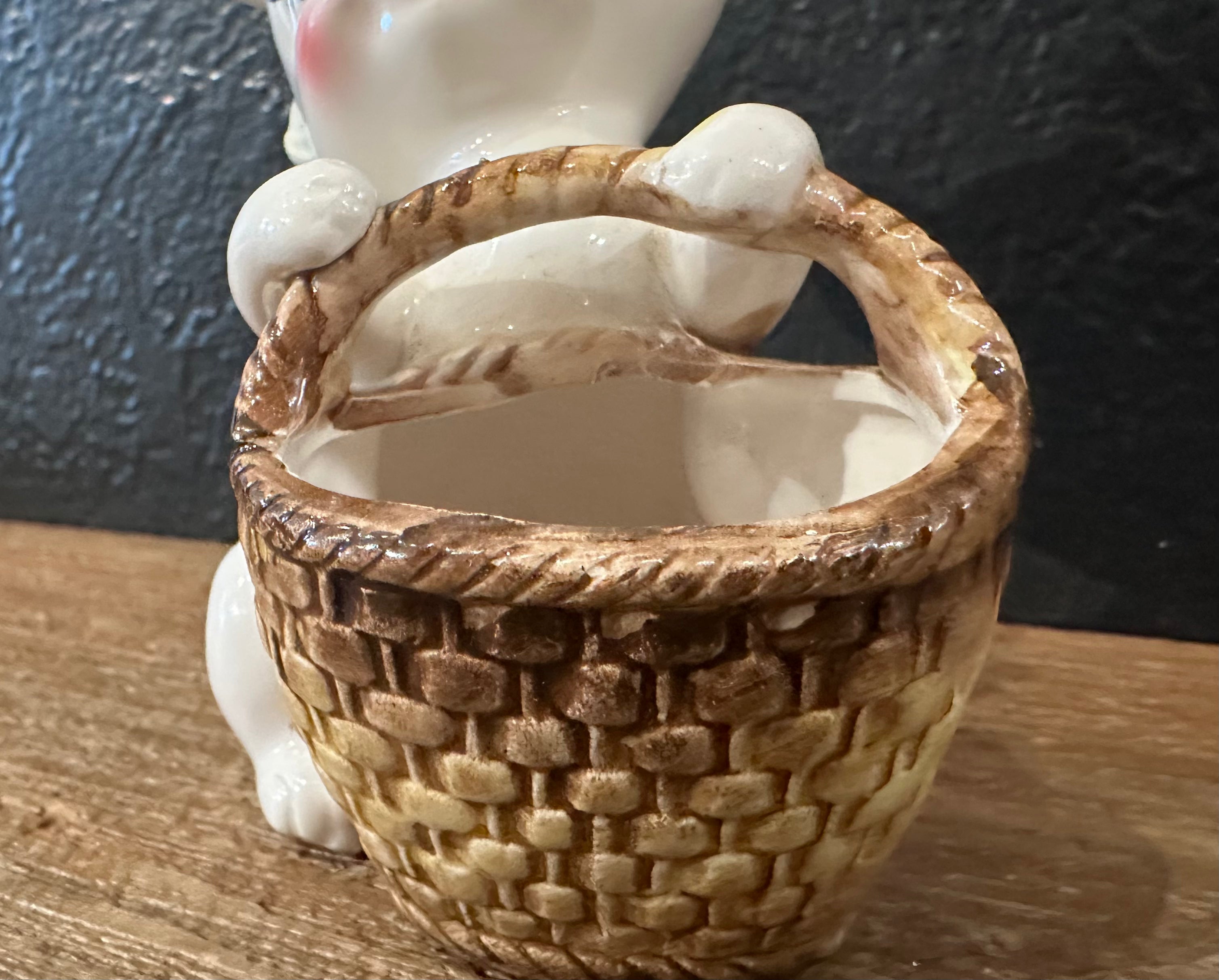 Vintage Bunny With Basket