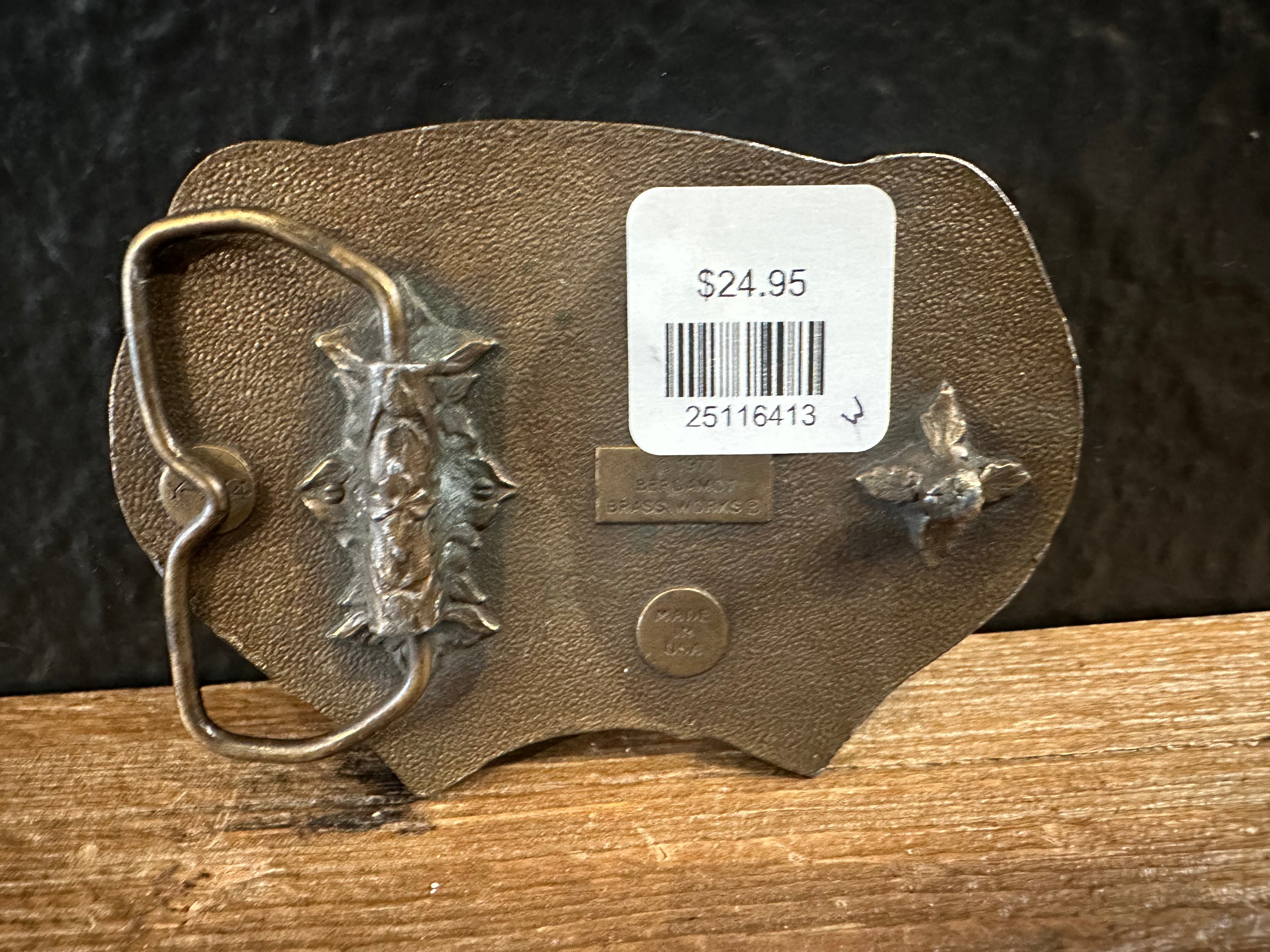 Buck + Doe Jumping Belt Buckle