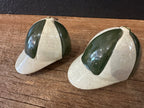 Mini Jockey Helmet Salt & Pepper Shakers