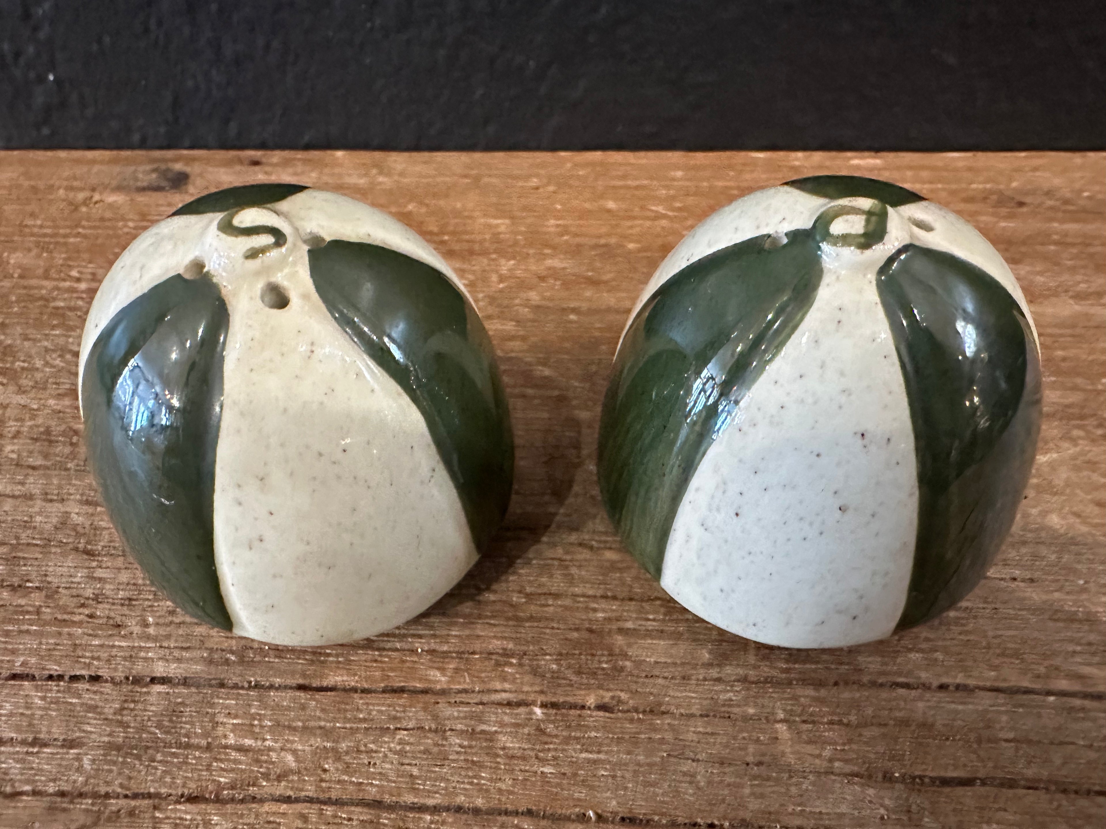 Mini Jockey Helmet Salt & Pepper Shakers