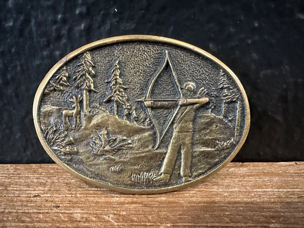 Bow Hunter Belt Buckle