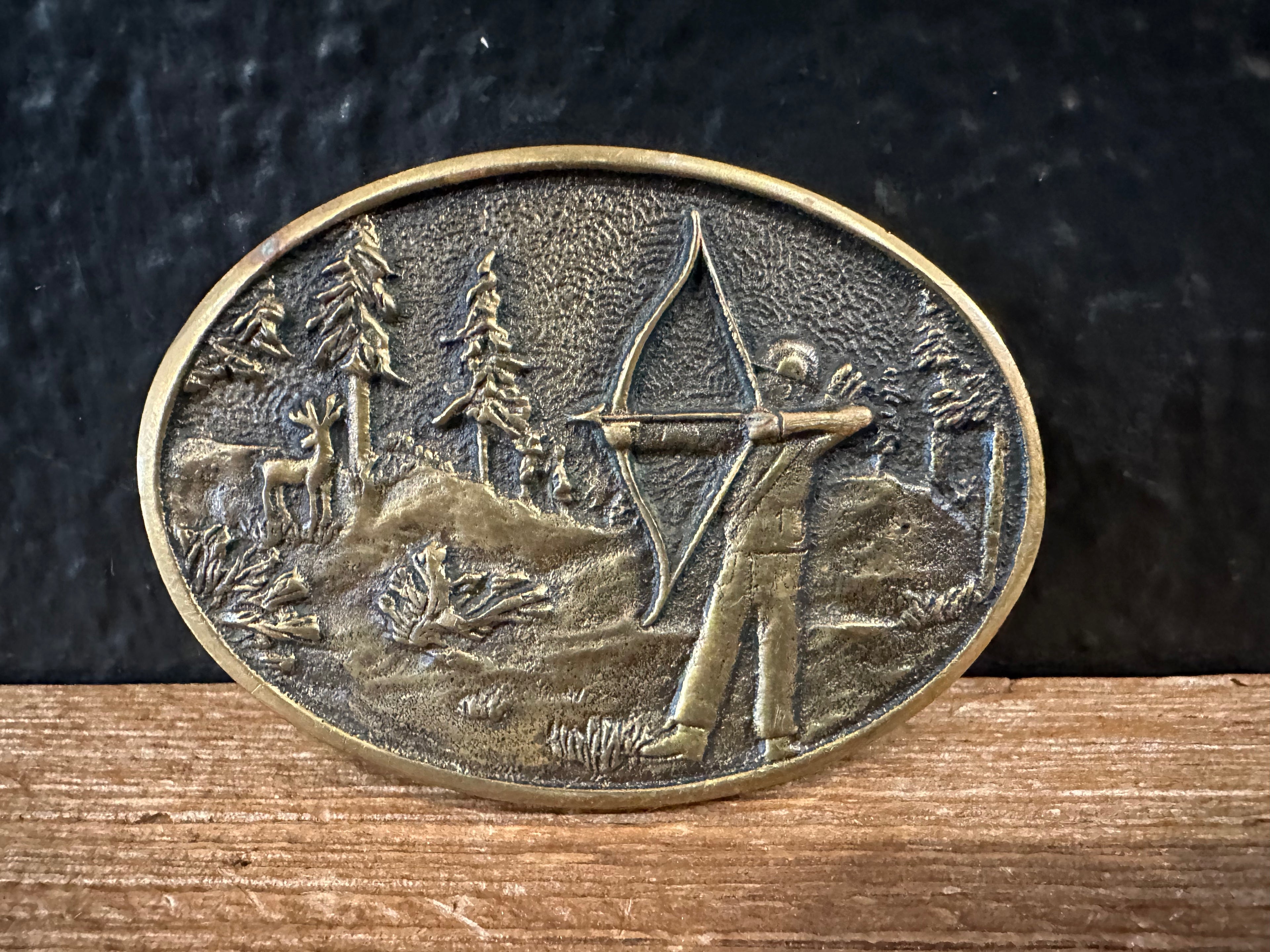Bow Hunter Belt Buckle